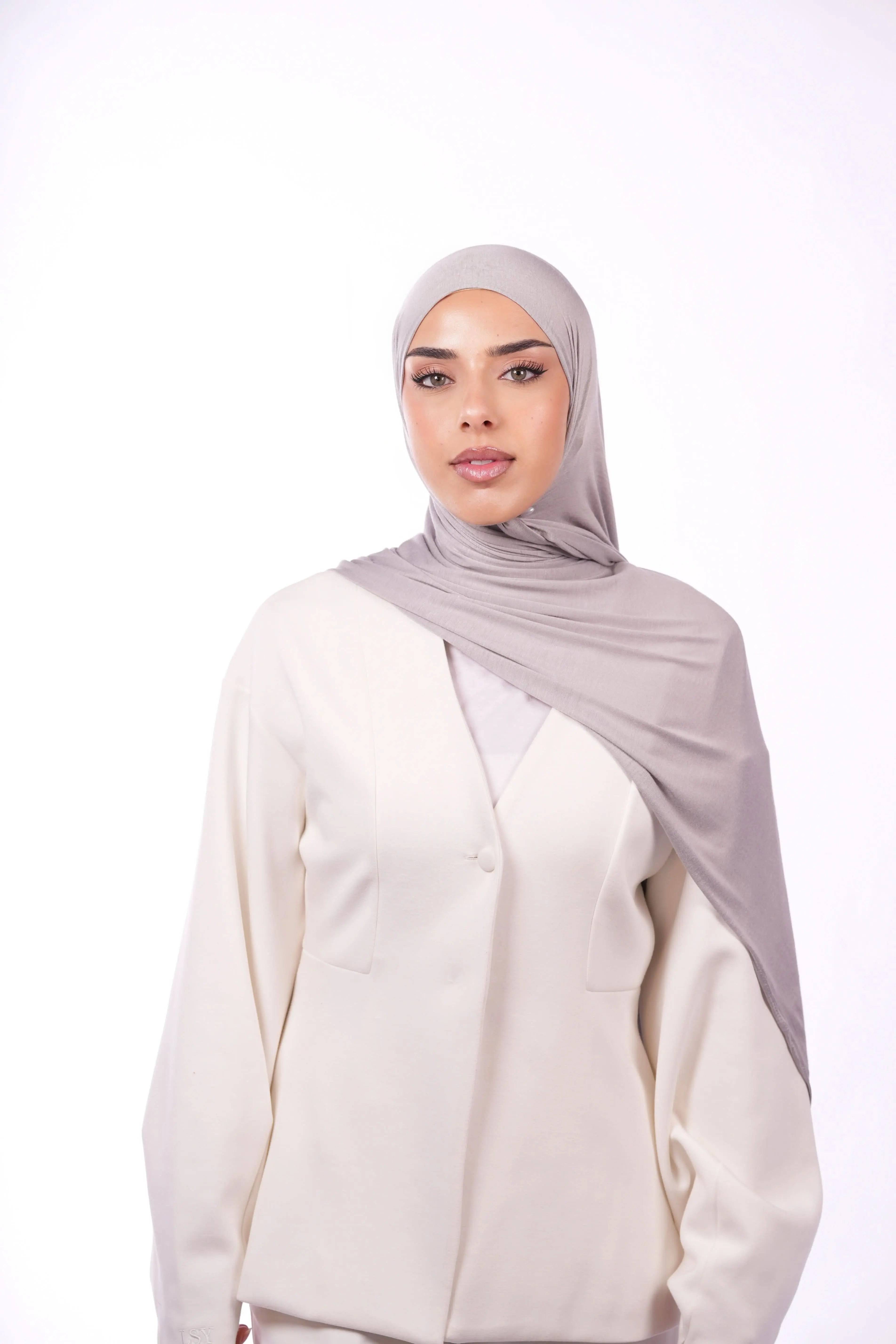 Bamboo Jersey - nude grey - Losyana.Shop