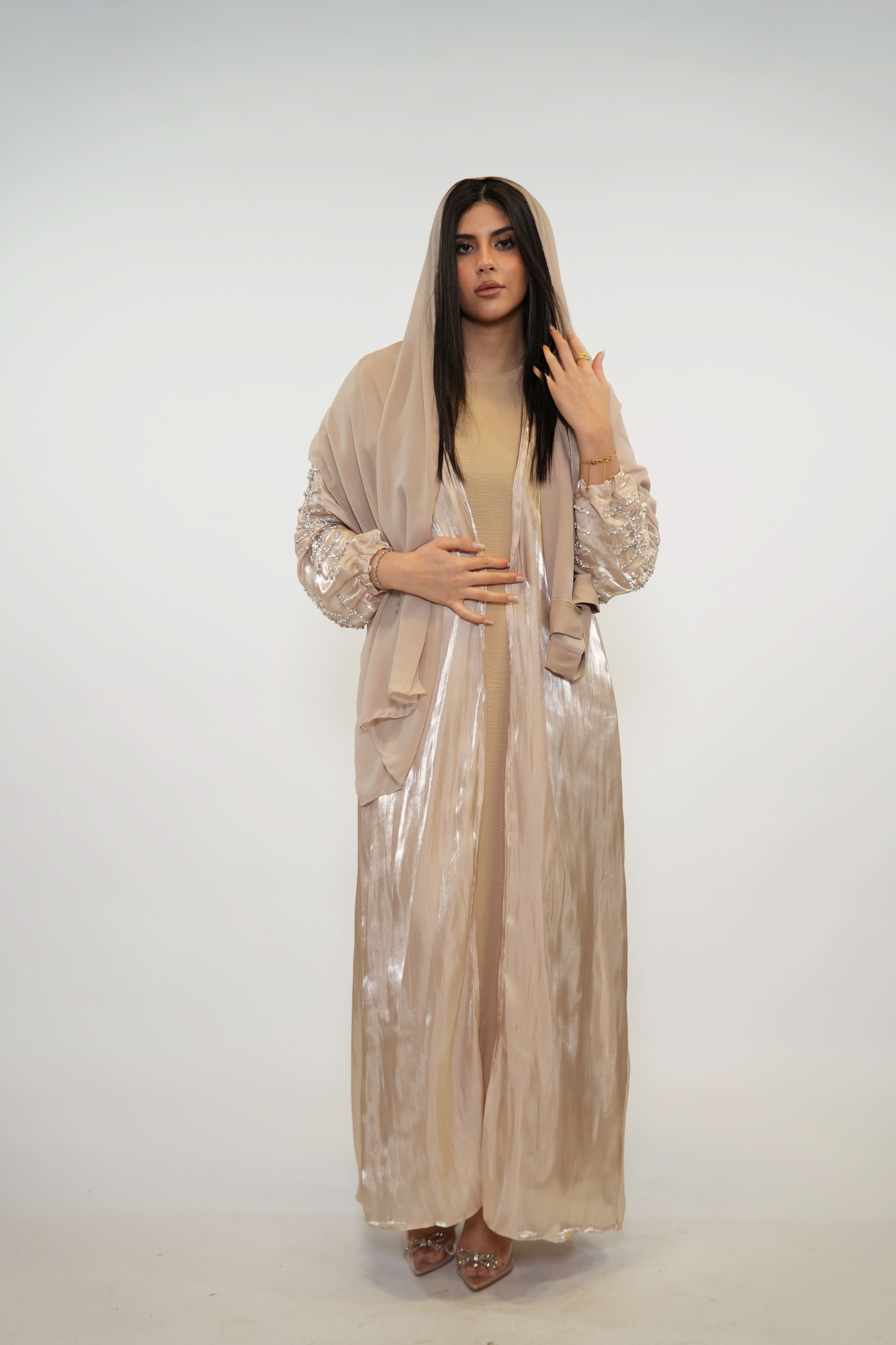 Pearl Abaya - beige - Losyana.Shop