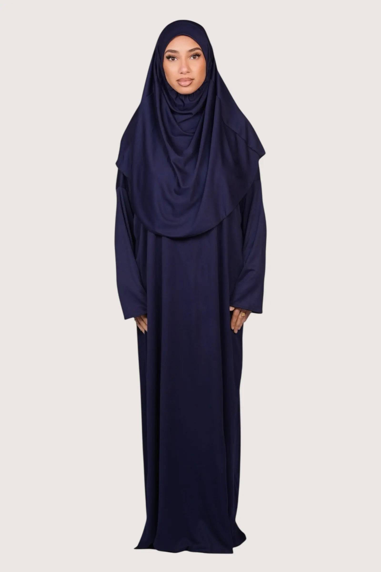 prayer dress jersey - navy Losyana.Shop
