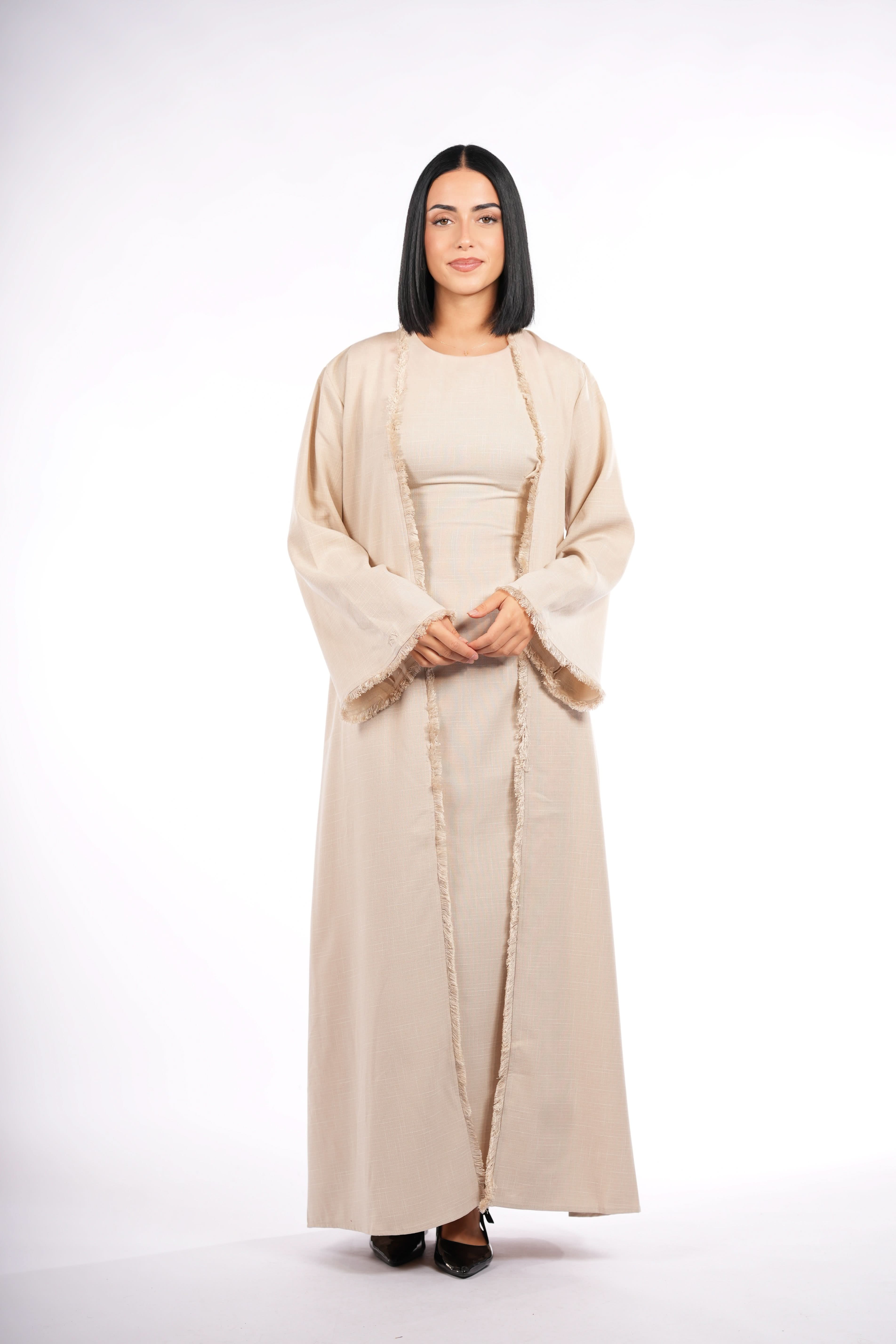 vienna corset & kimono - beige - Losyana.Shop