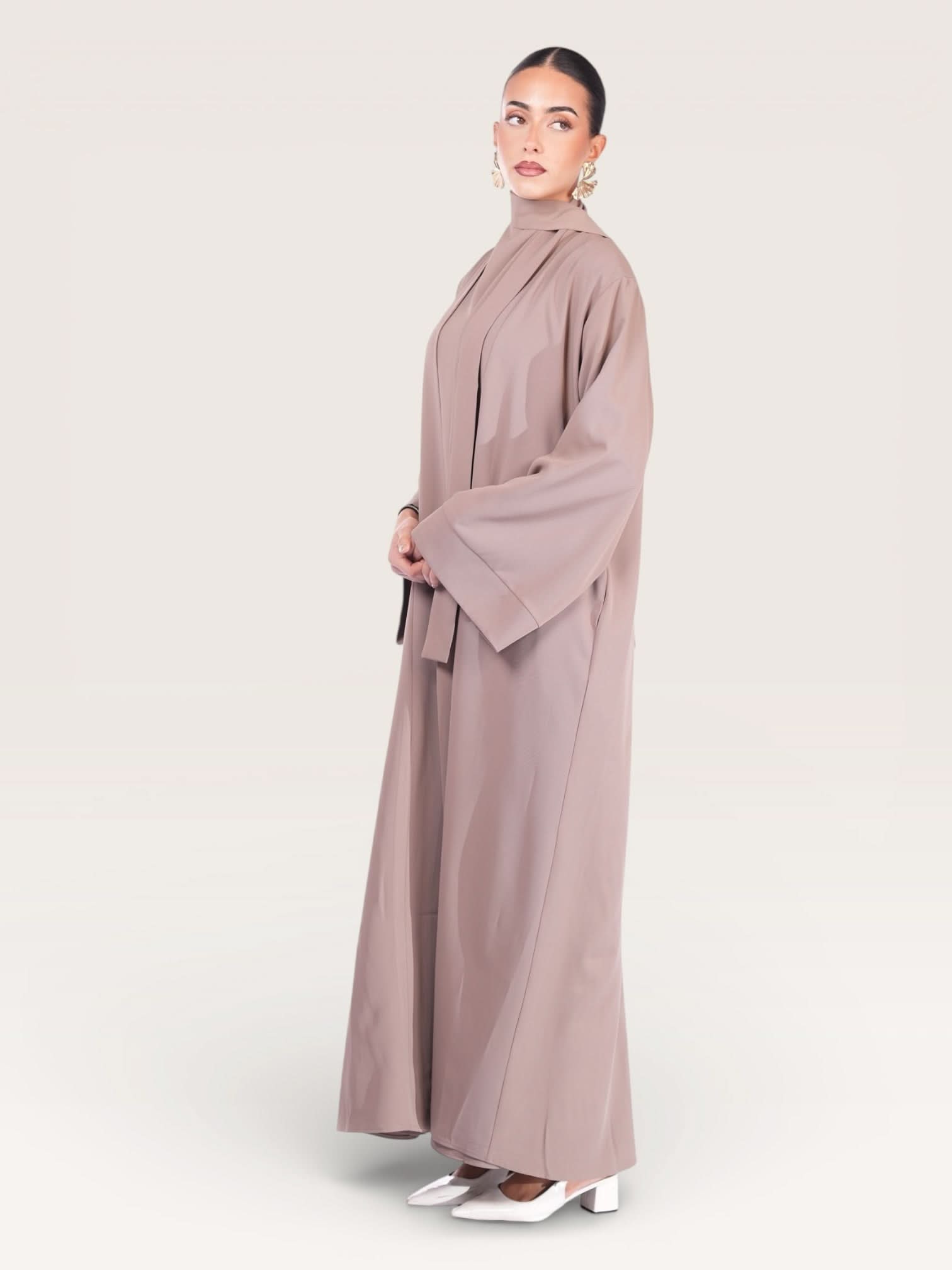 kimono abaya - stone