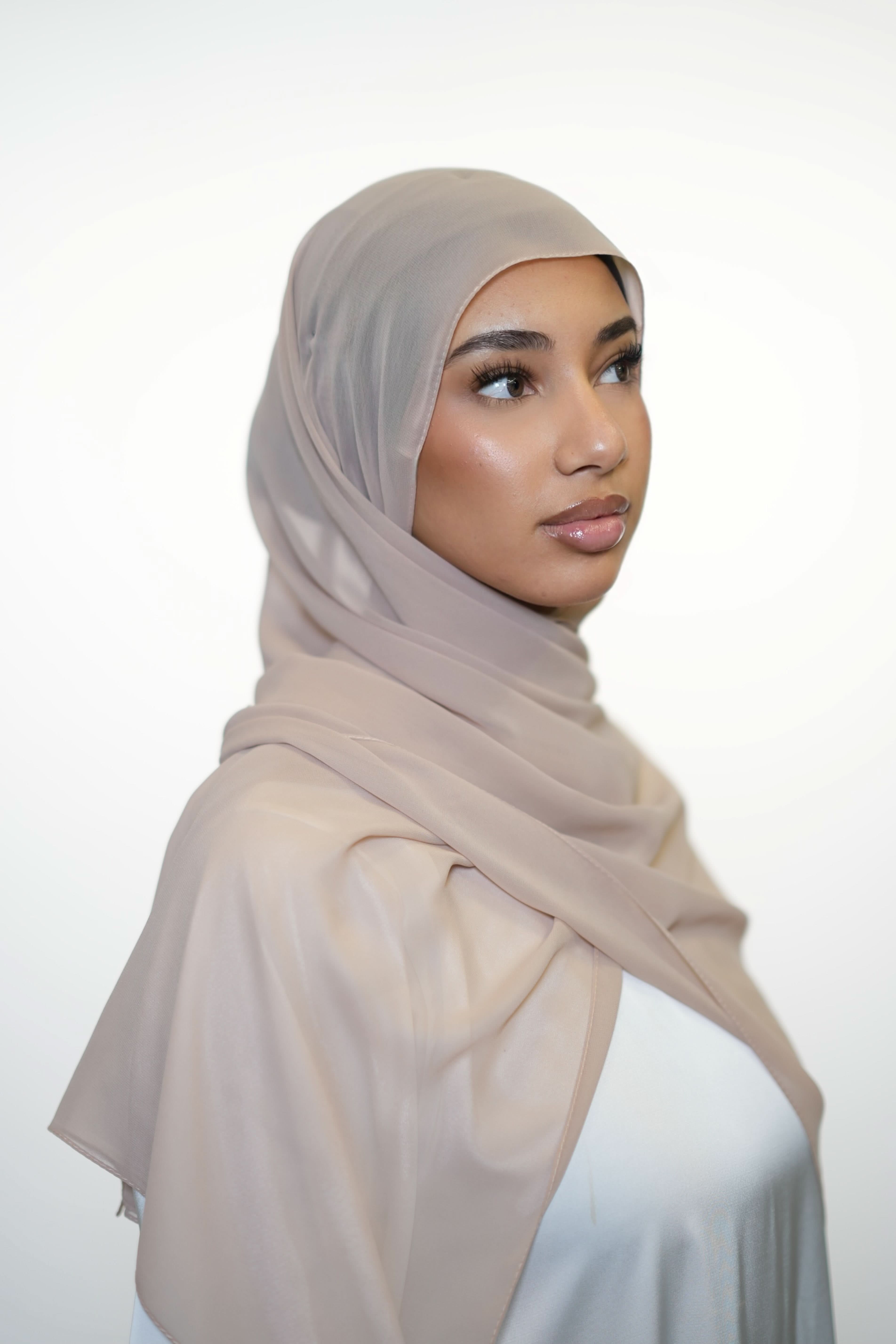 Chiffon - nude beige - Losyana.Shop