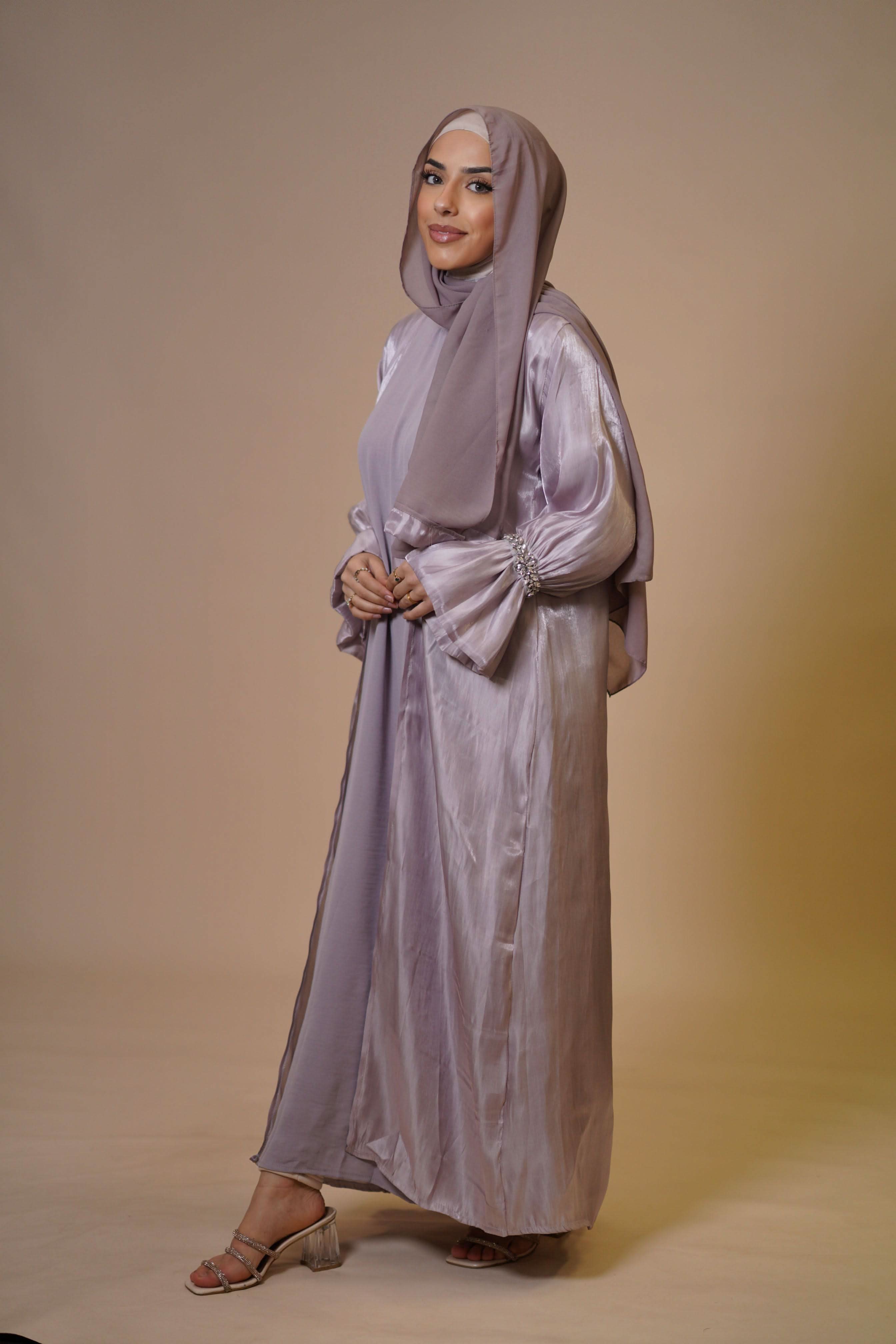 Emirate abaya - lavendel - Losyana.Shop