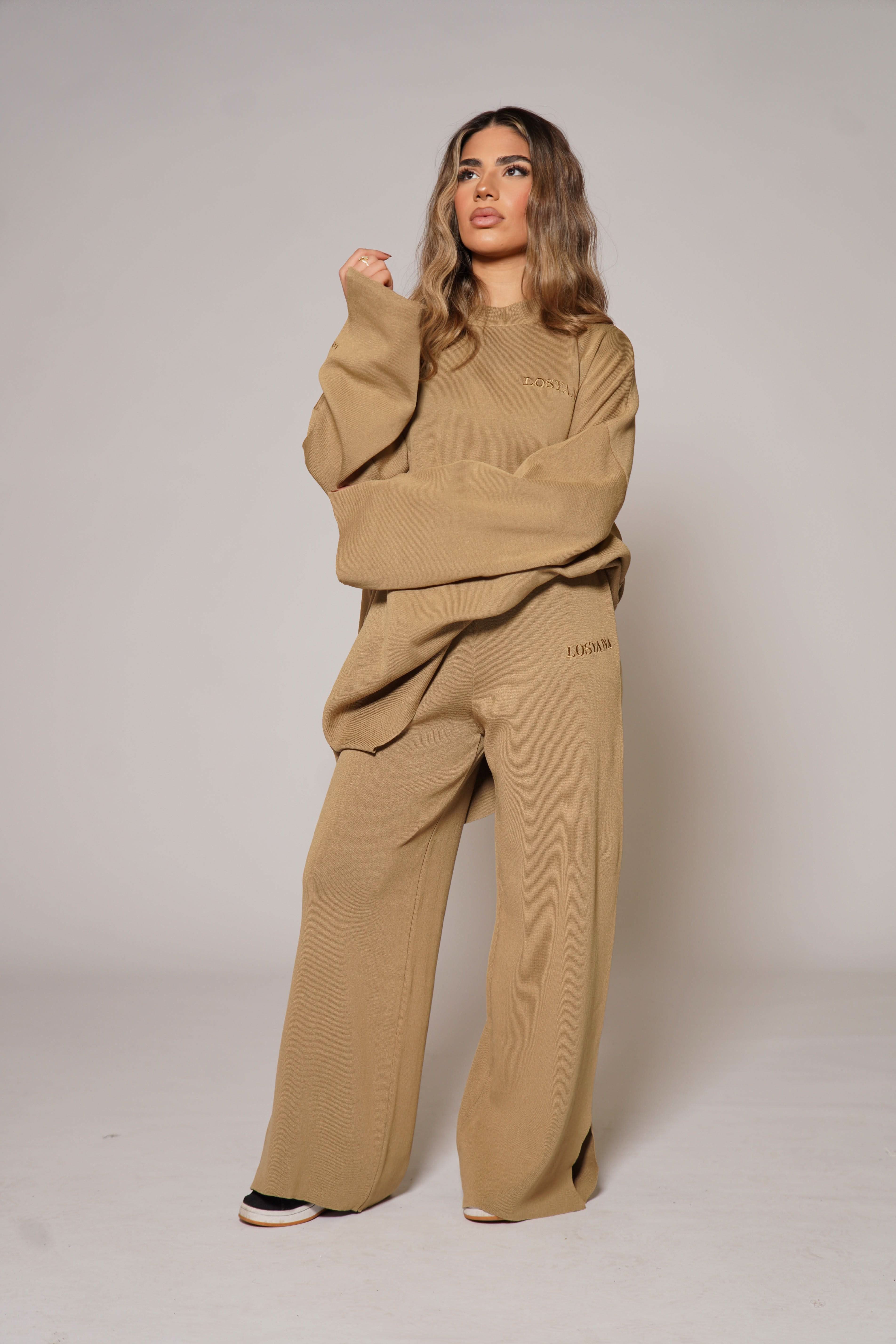 Signature Cotton Set - Khaki - Losyana.Shop
