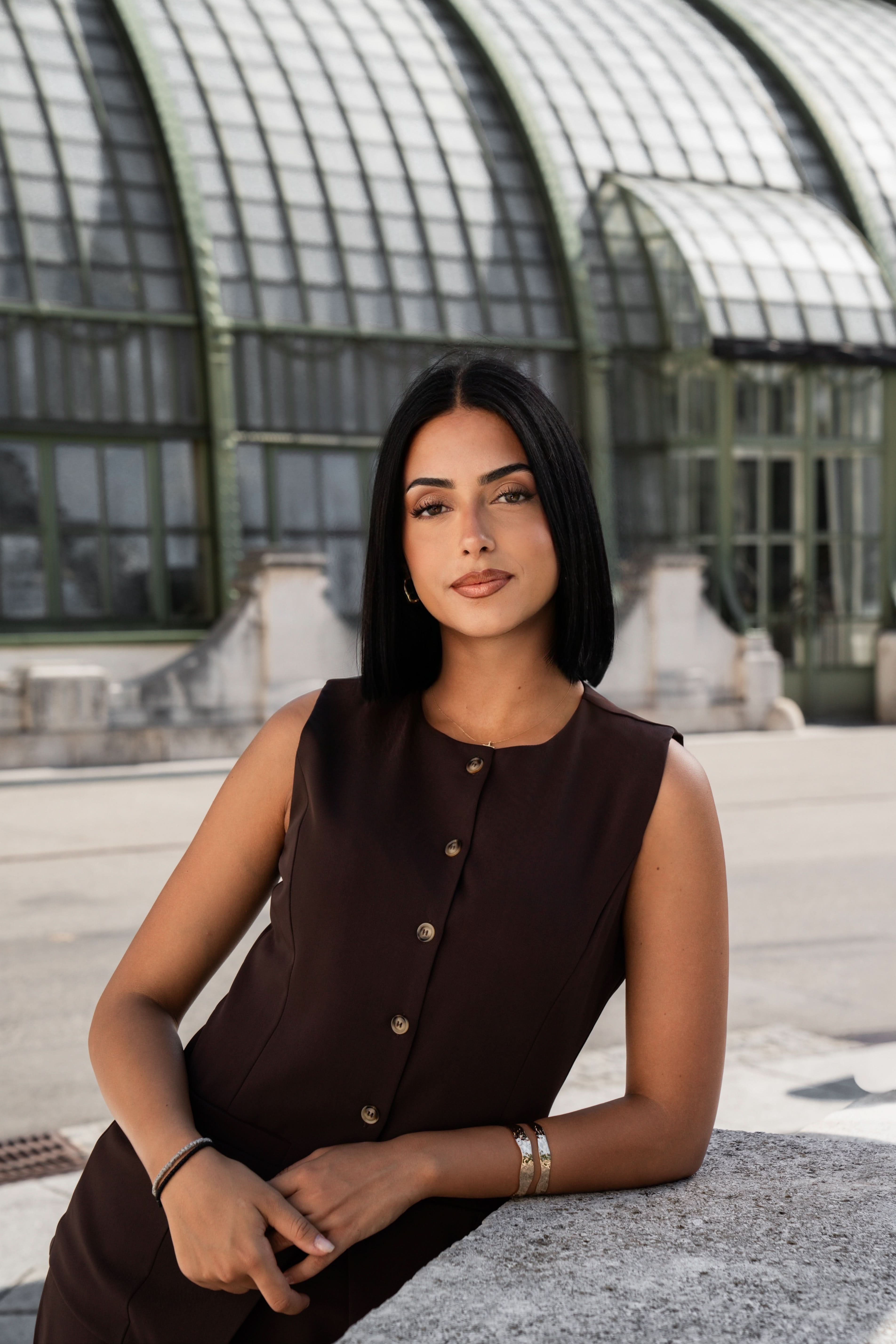 old vienna vest - espresso - Losyana.Shop