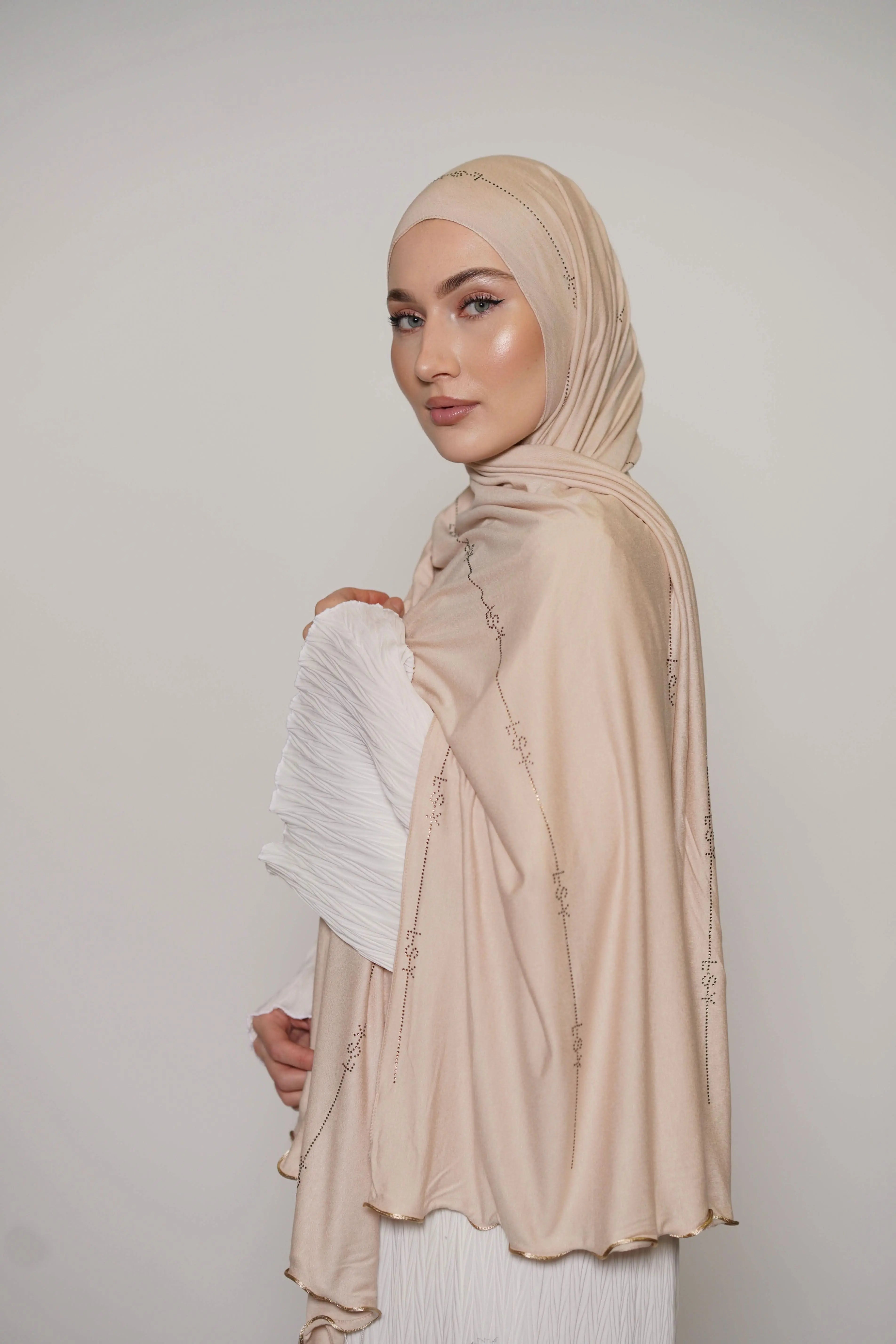 LSY Diamond Jersey - beige - Losyana.Shop