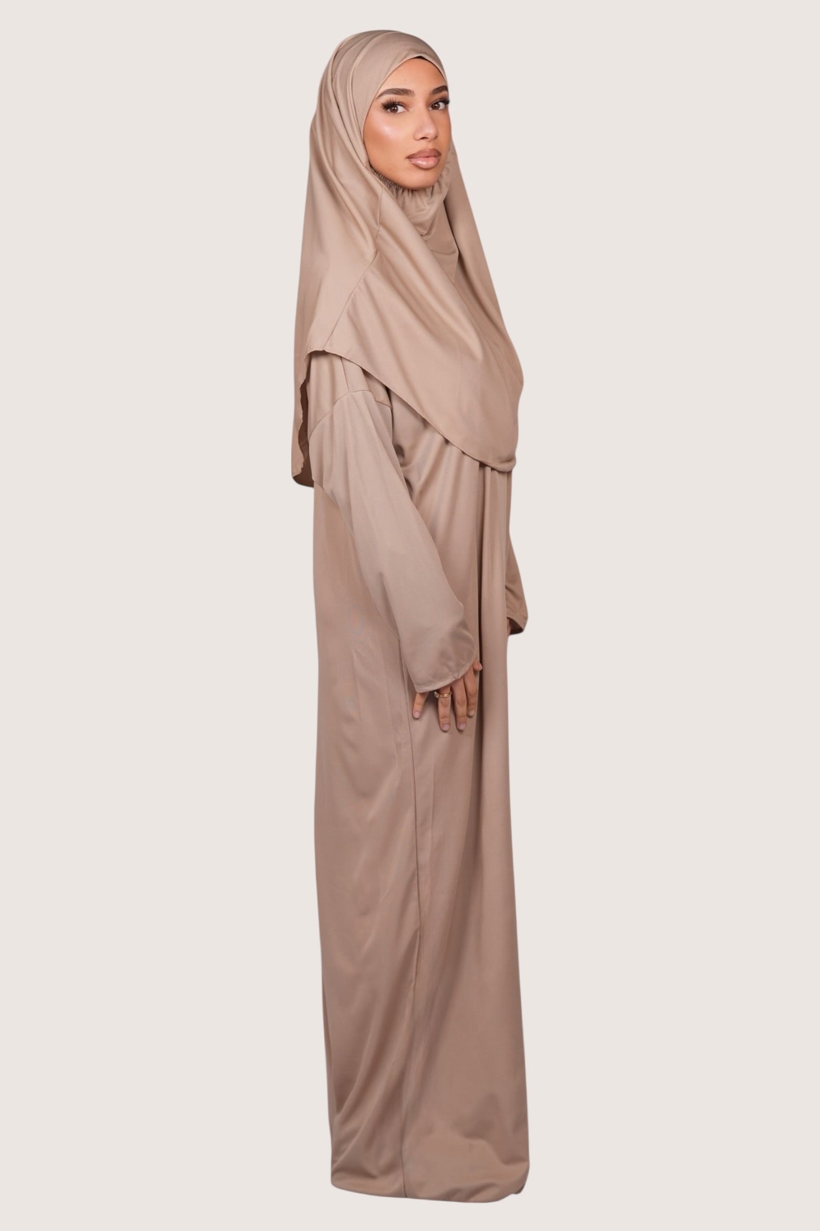 prayer dress jersey - beige