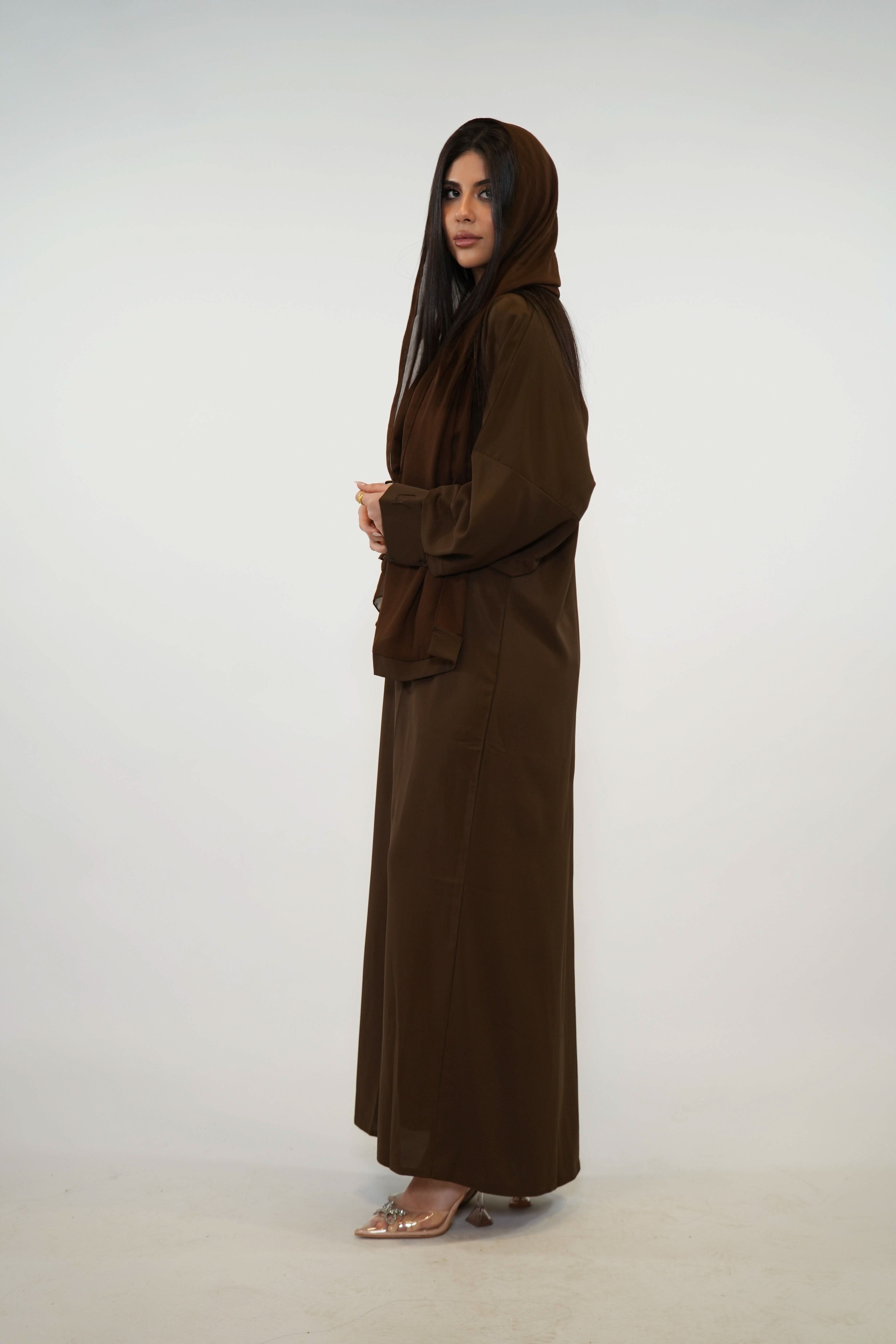 LY Abaya - brown sugar - Losyana.Shop