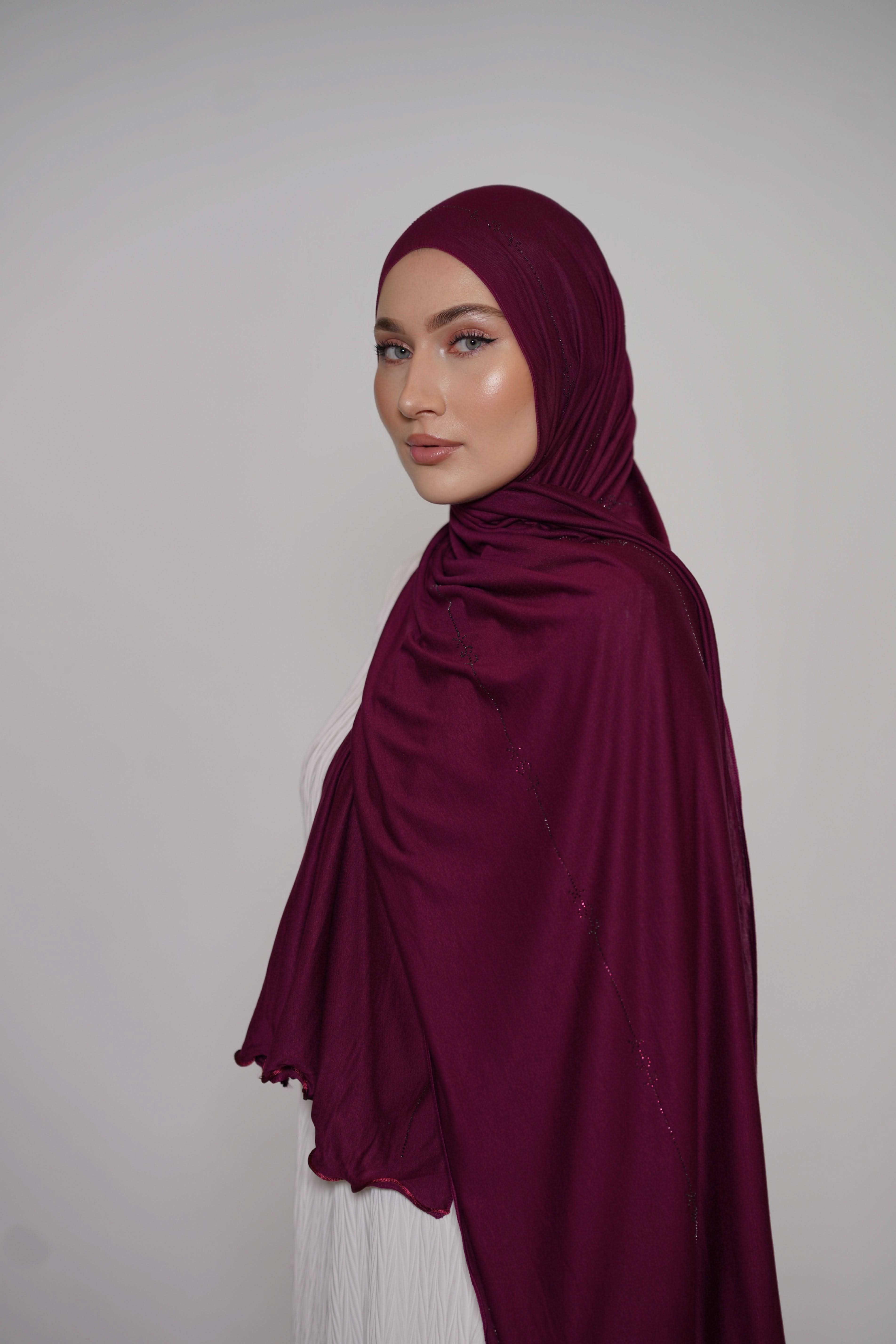 LSY Diamond Jersey - Berry - Losyana.Shop