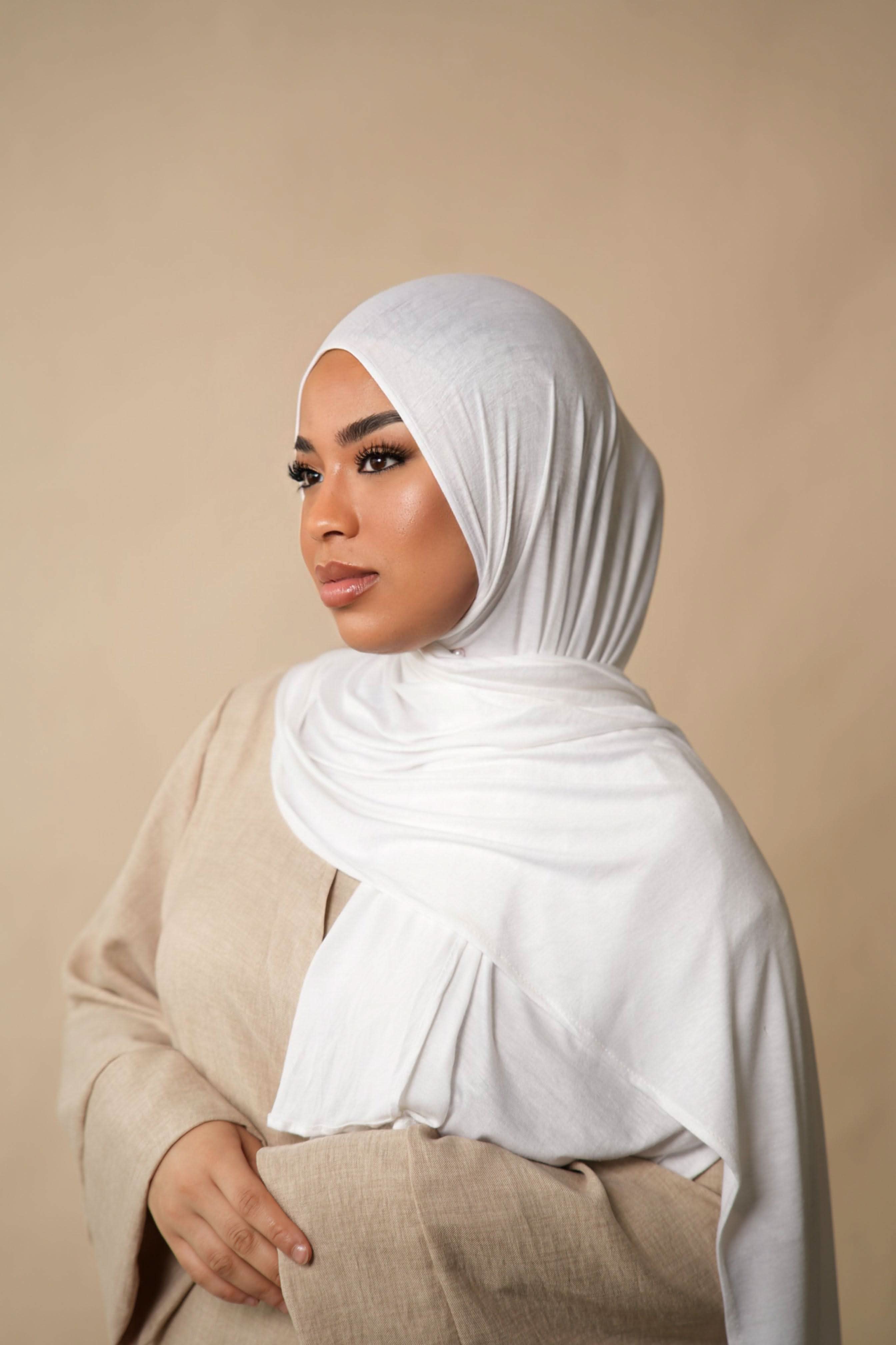 Bamboo Jersey - white - Losyana.Shop