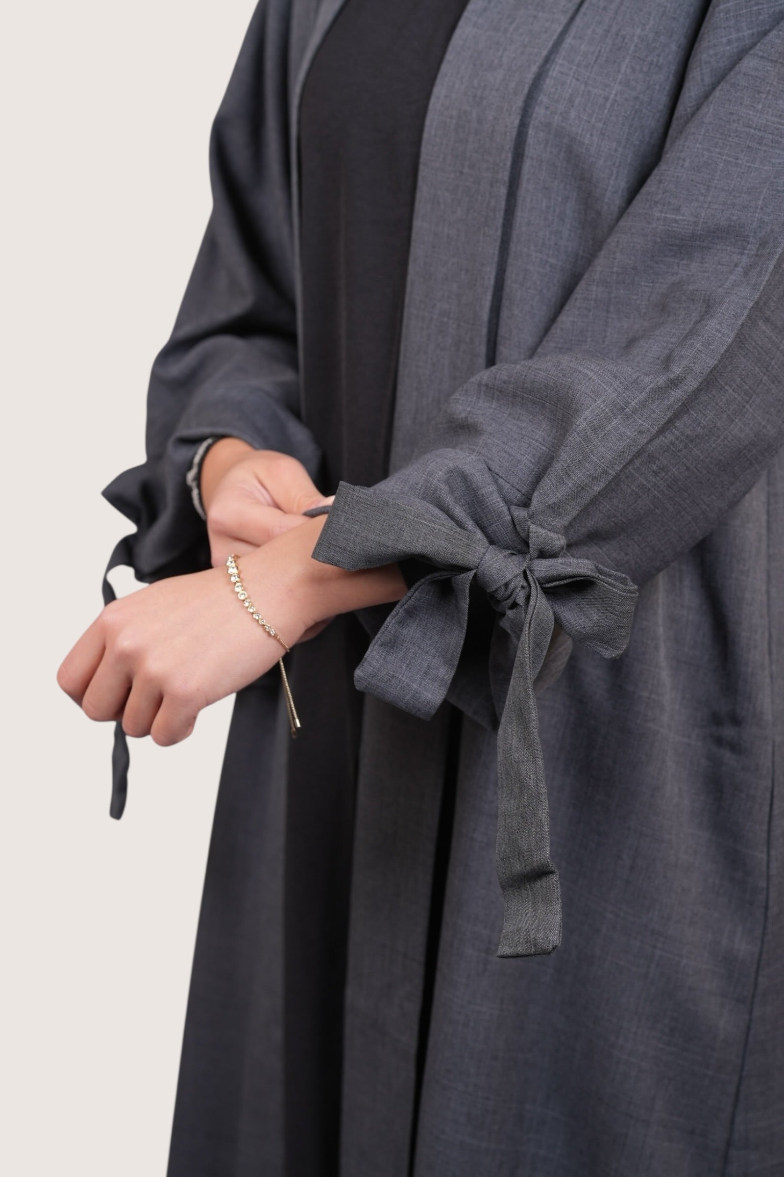 Dubai Linen Set - dark grey Losyana.Shop