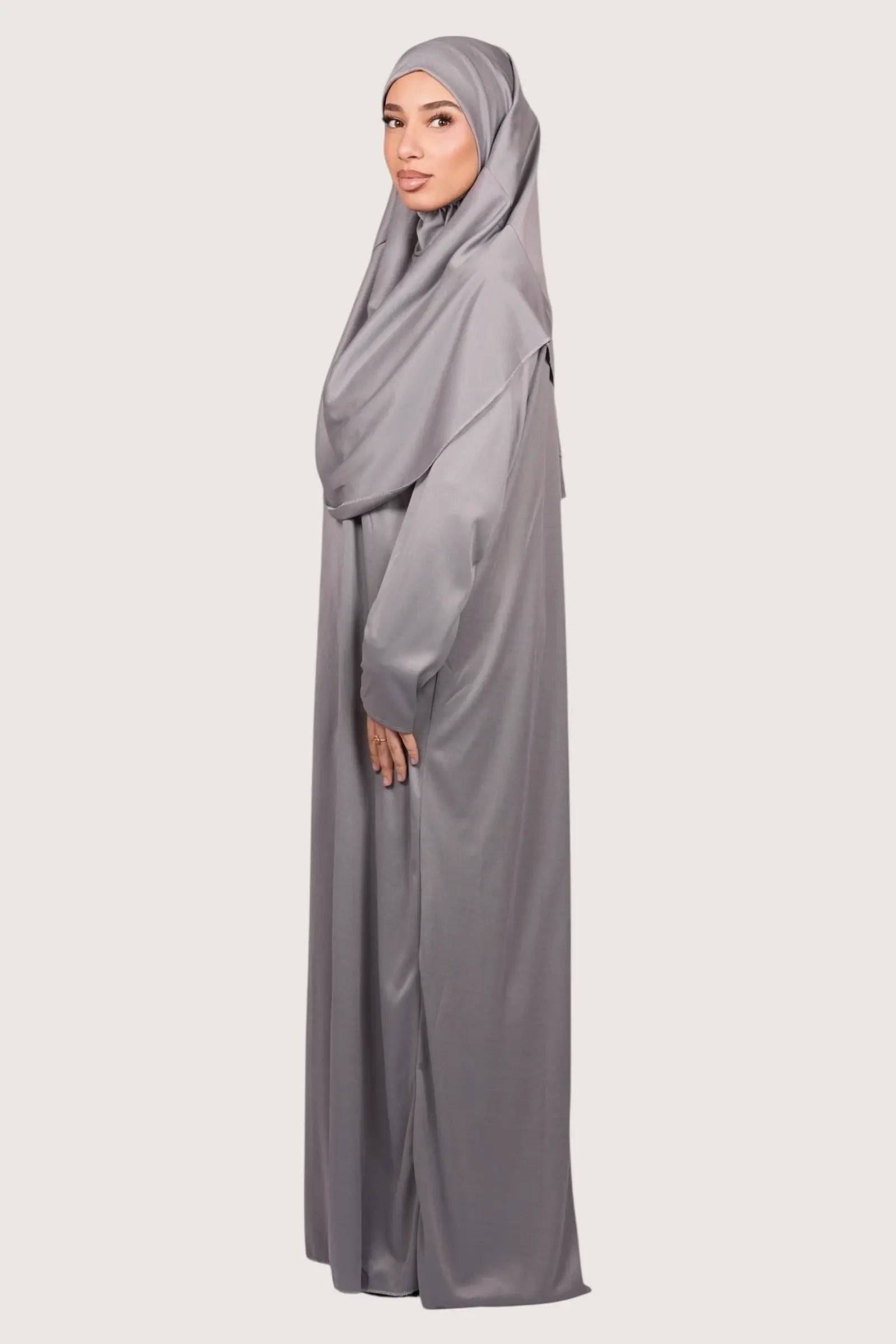 prayer dress jersey - grey Losyana.Shop