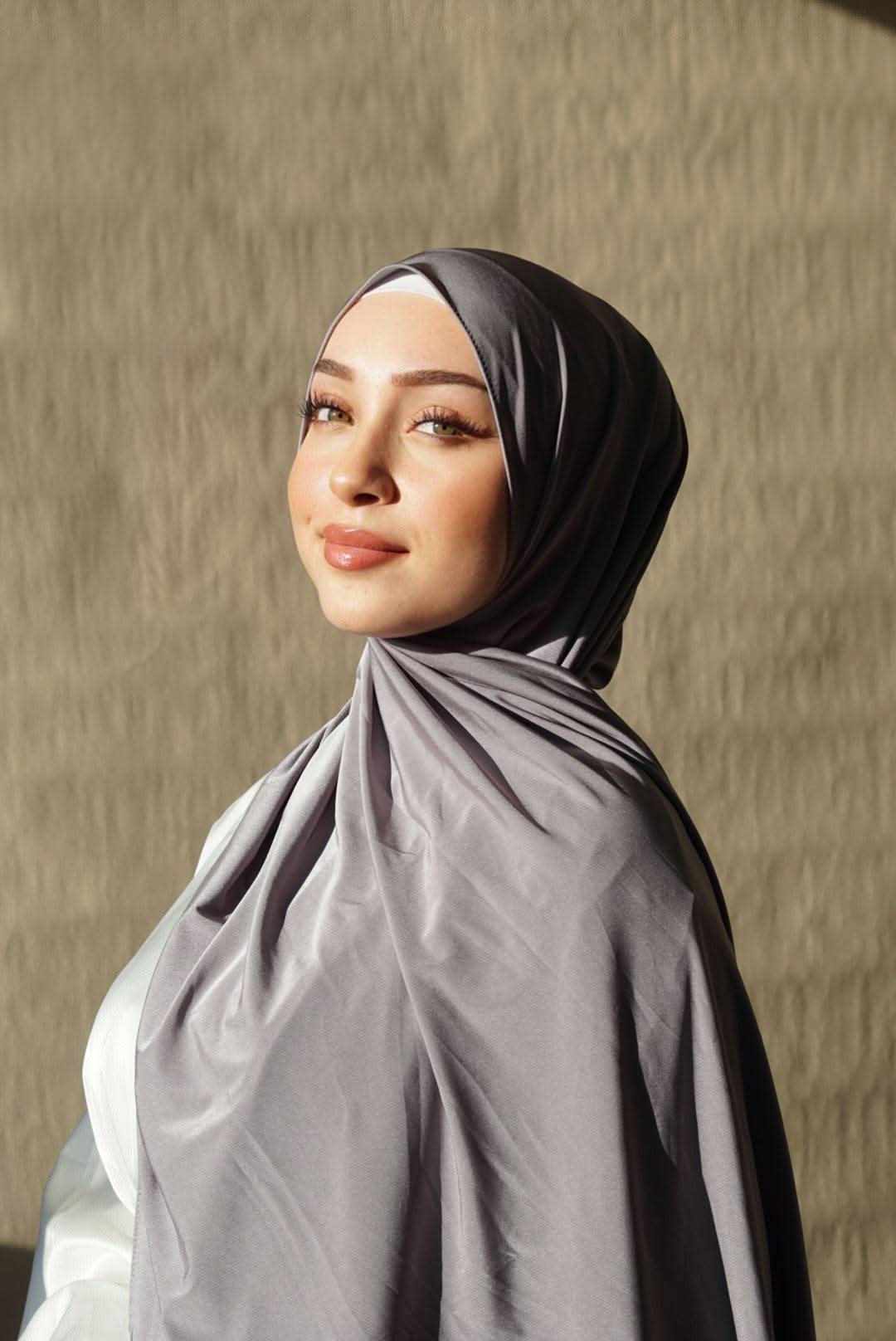 Satin Premium Jersey - grey - Losyana.Shop