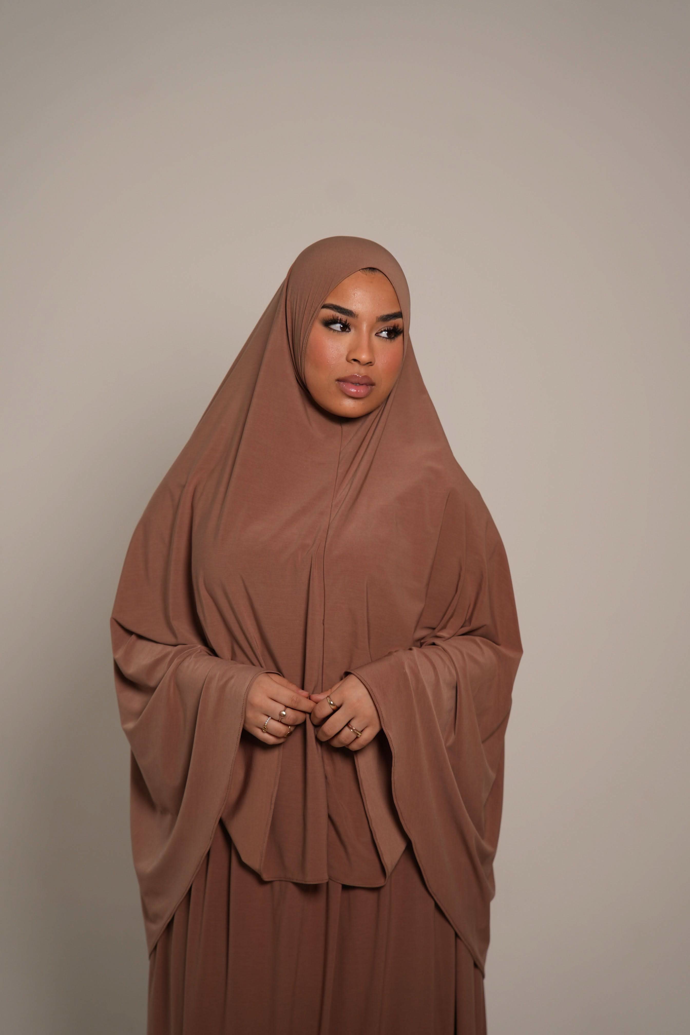 Premium Khimar Set - Caramel - Losyana.Shop