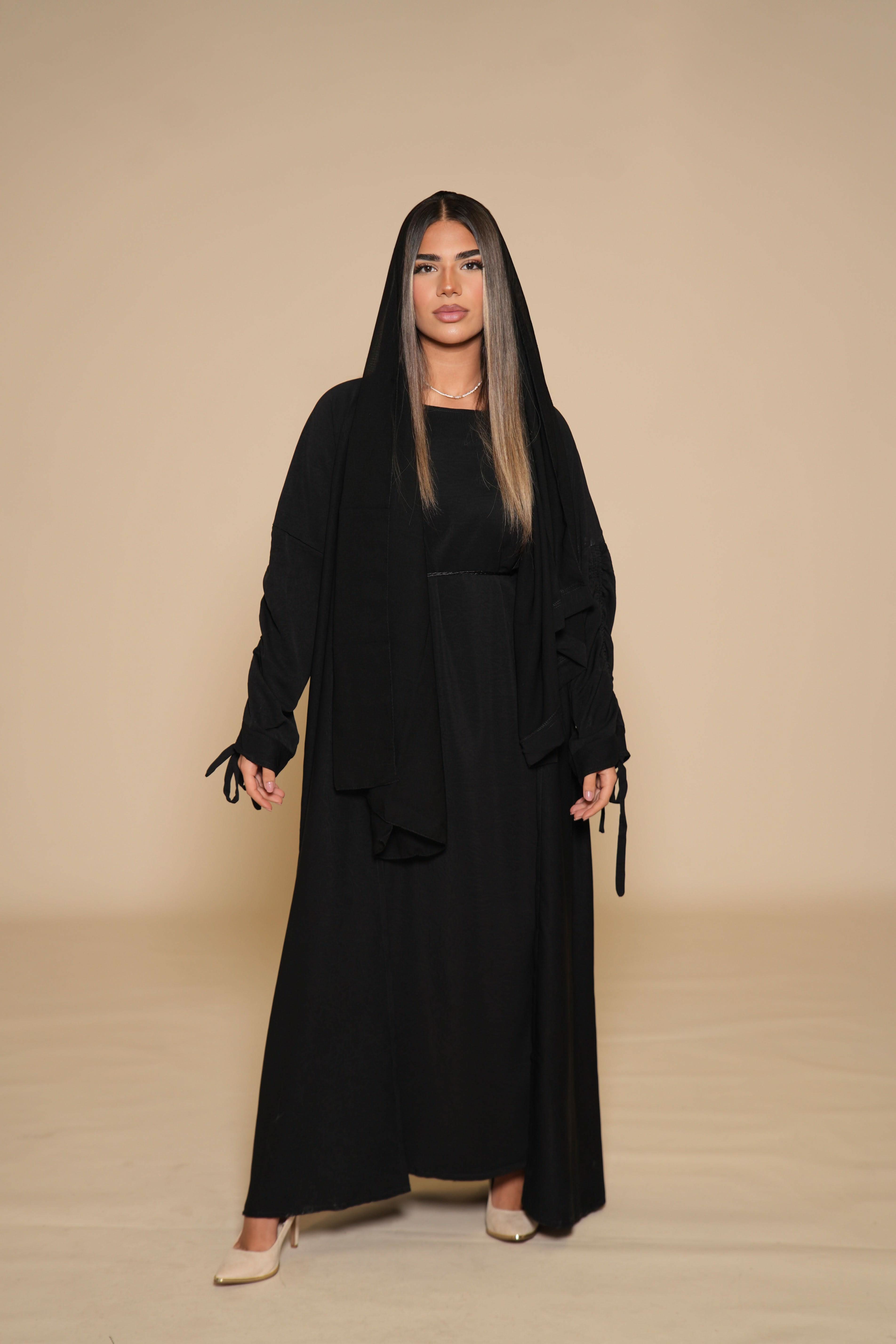 Abaya Set - black - Losyana.Shop