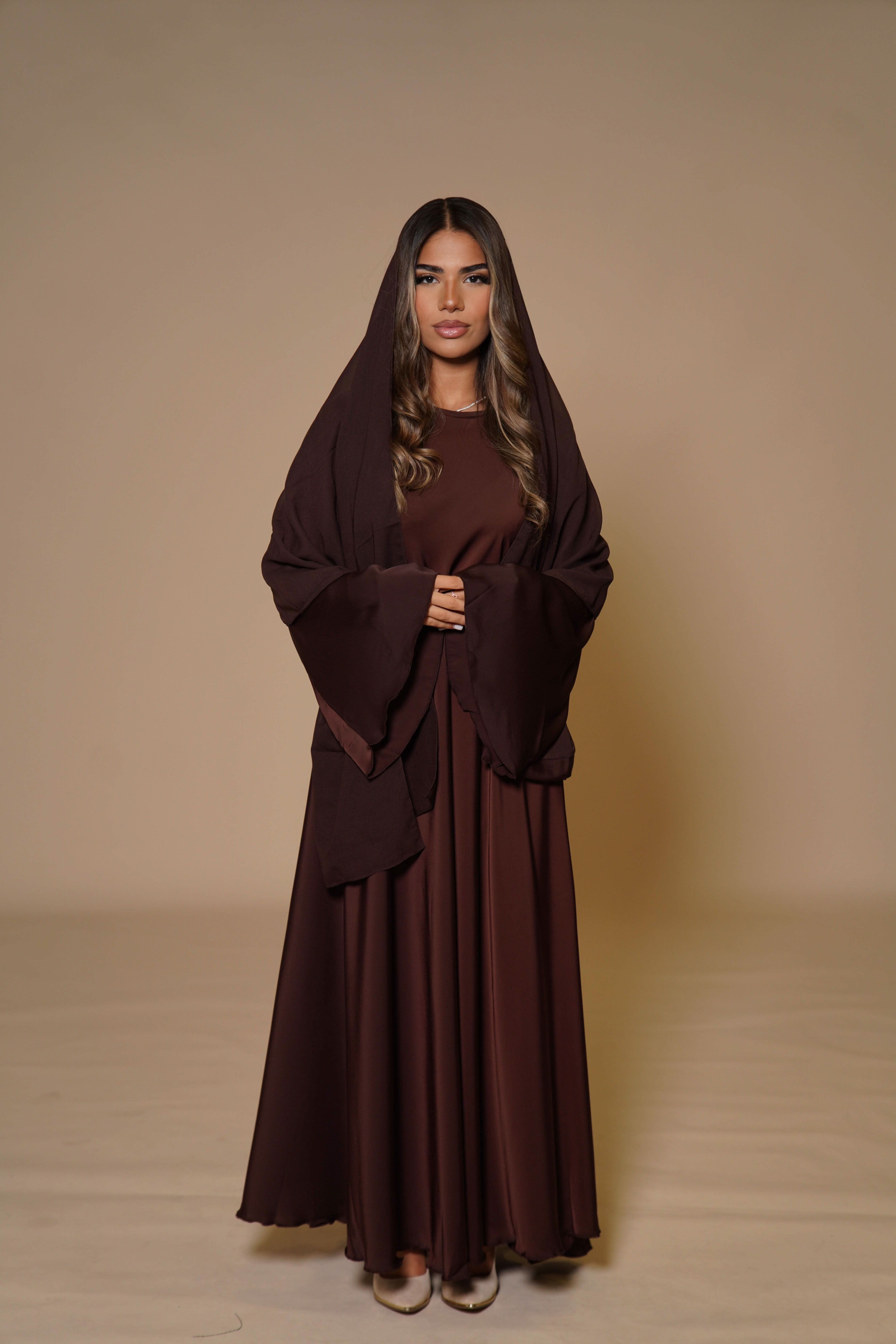 A Line dress - brown sugar - Losyana.Shop