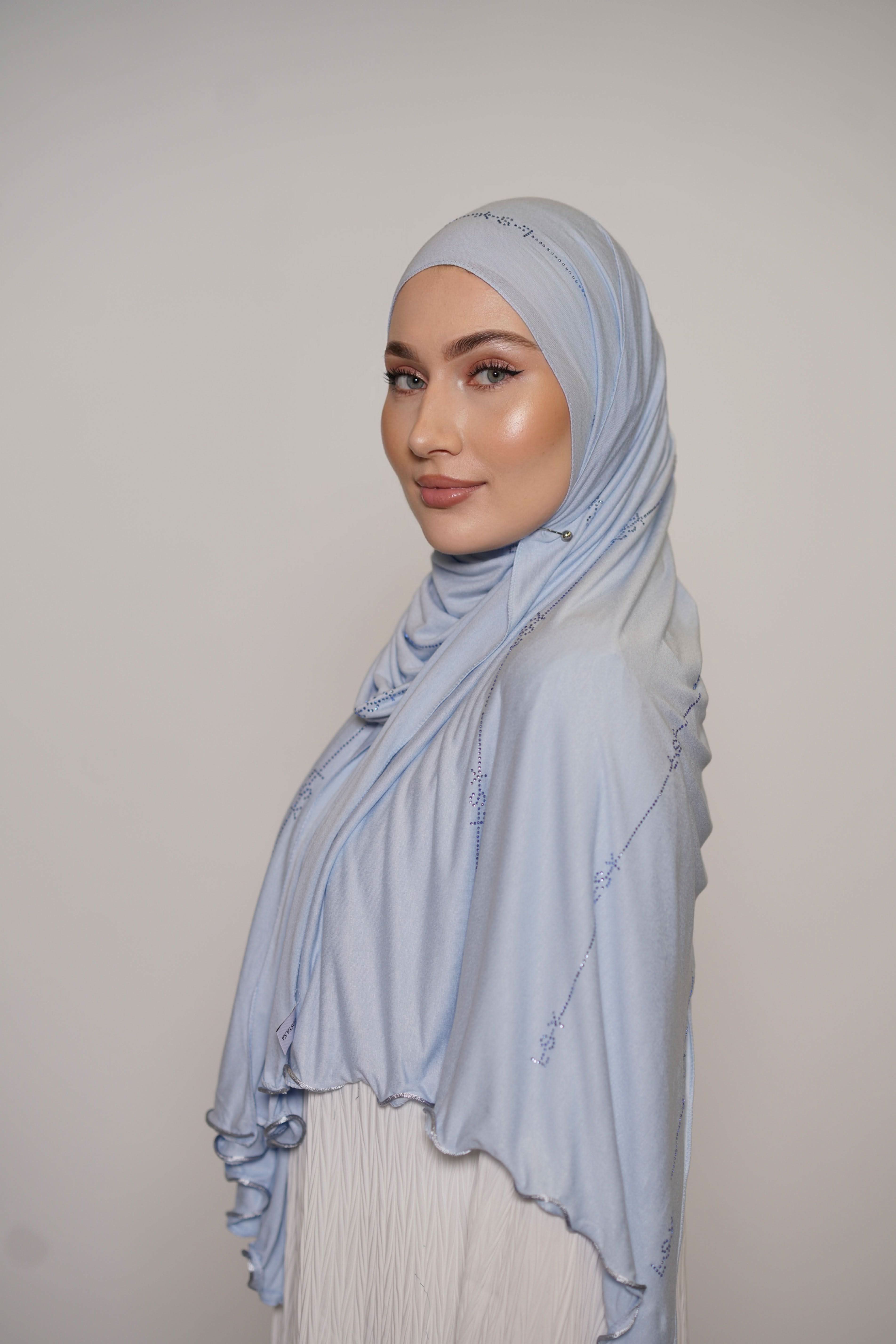LSY Diamond Jersey - baby blue - Losyana.Shop