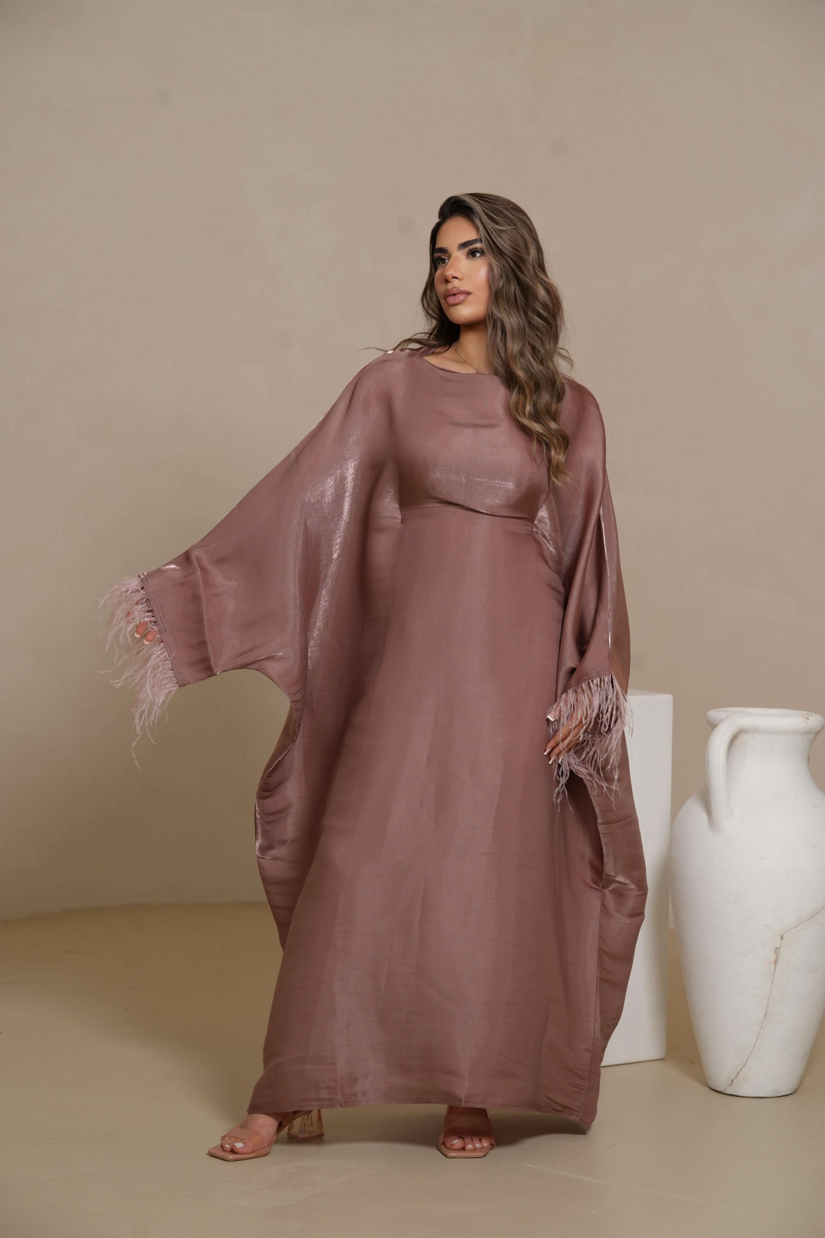 DXB Farasha Abaya - velvet - Losyana.Shop