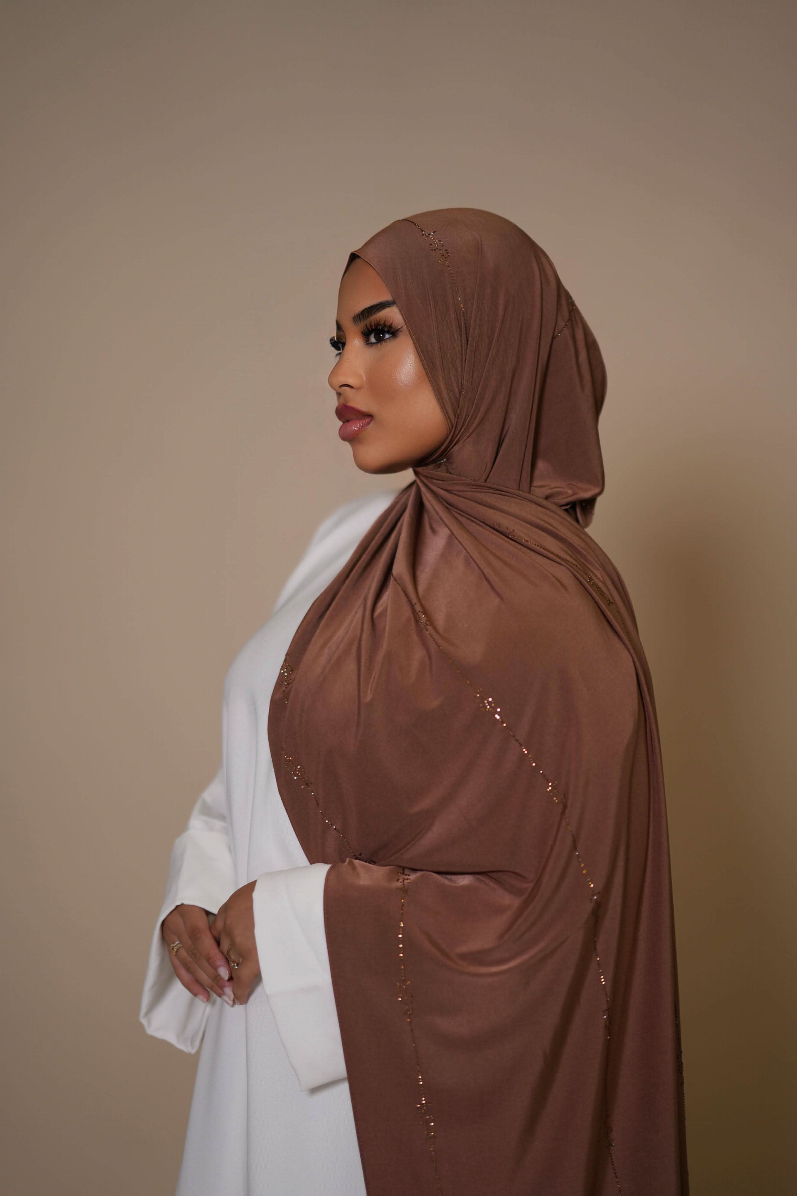 LSY Satin Premium Jersey -roasted caramel - Losyana.Shop