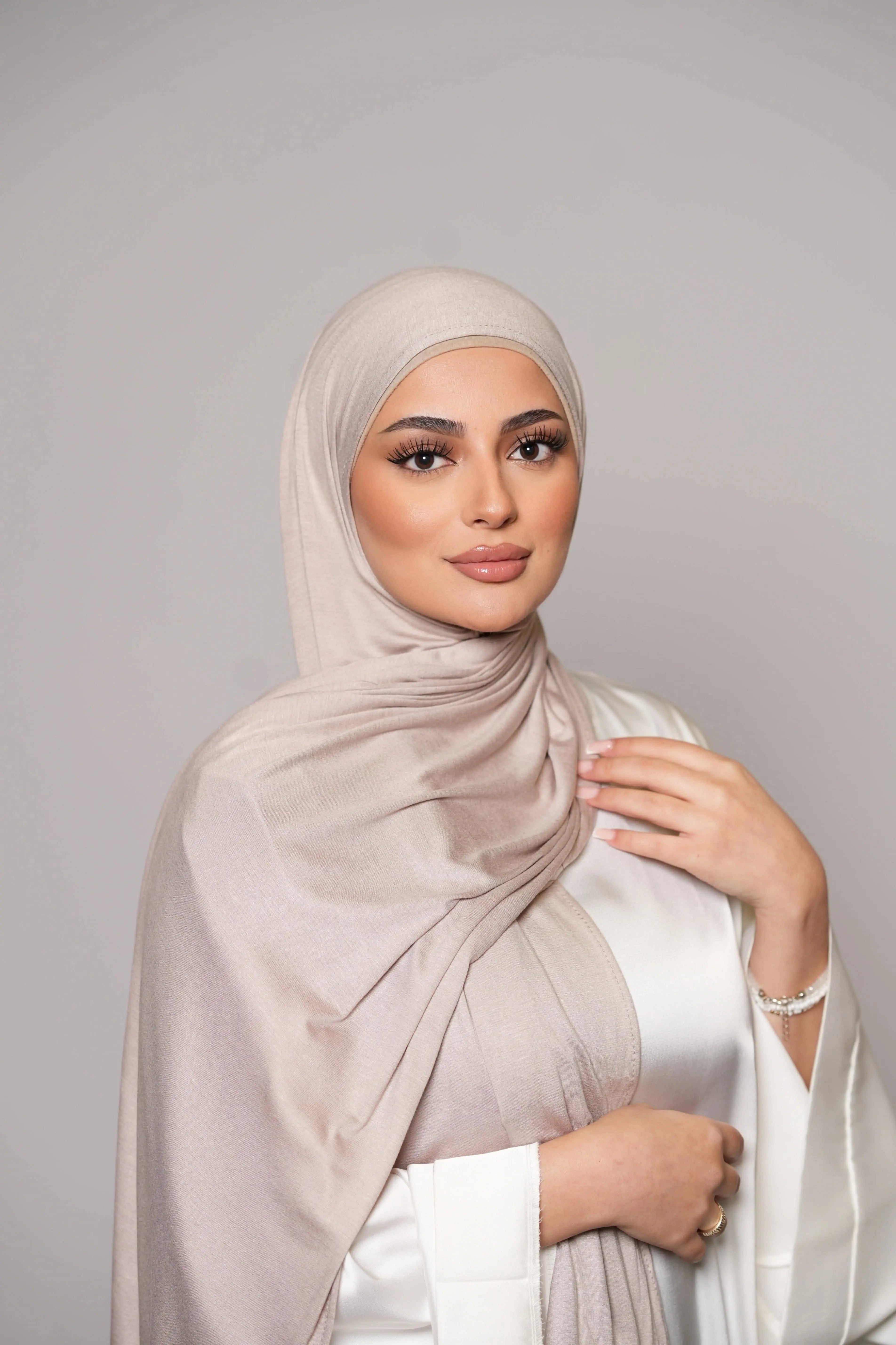 Premium Bamboo Jersey - mink - Losyana.Shop