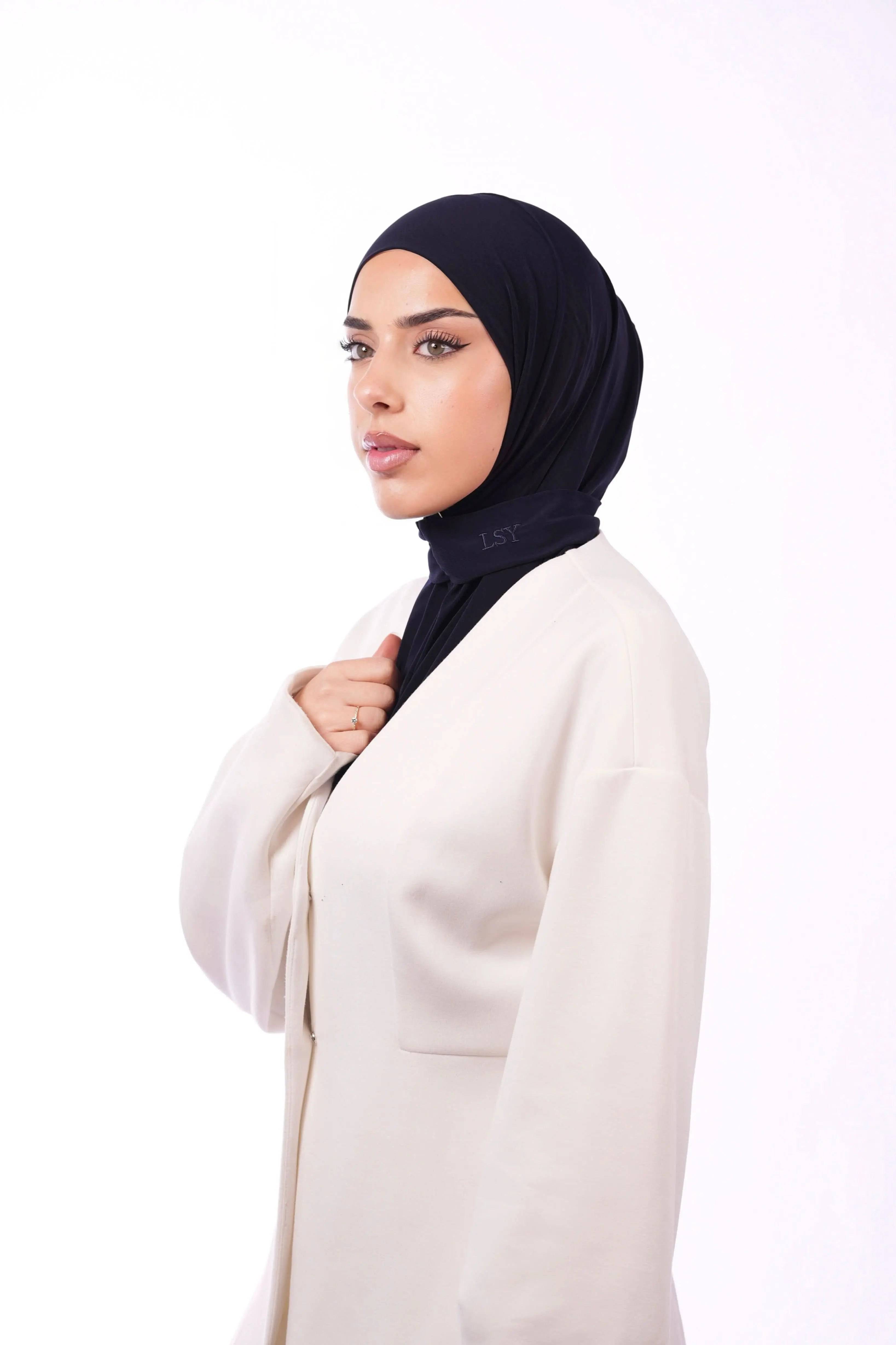 Instant Hijab - navy Losyana.Shop