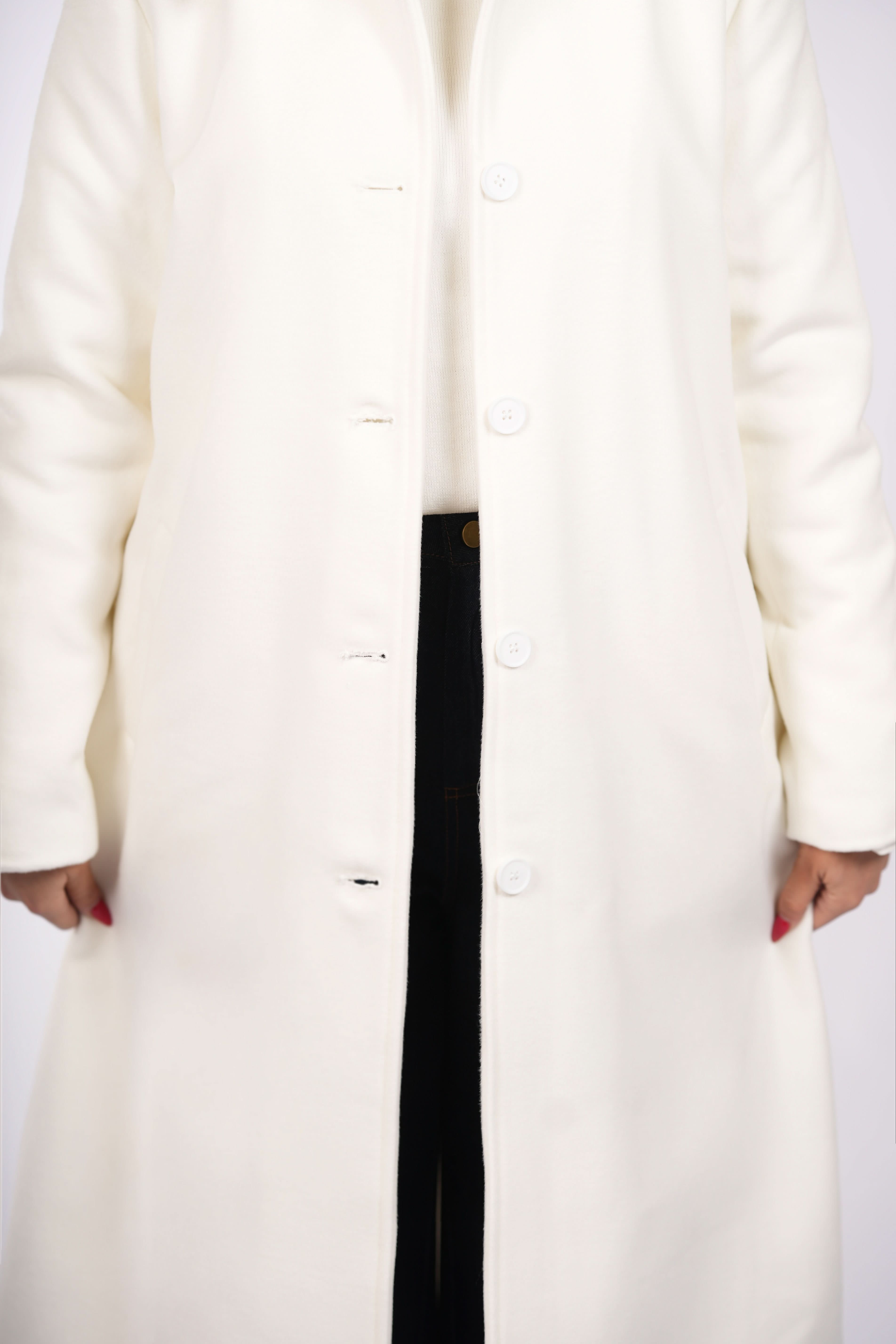the vienna coat - white