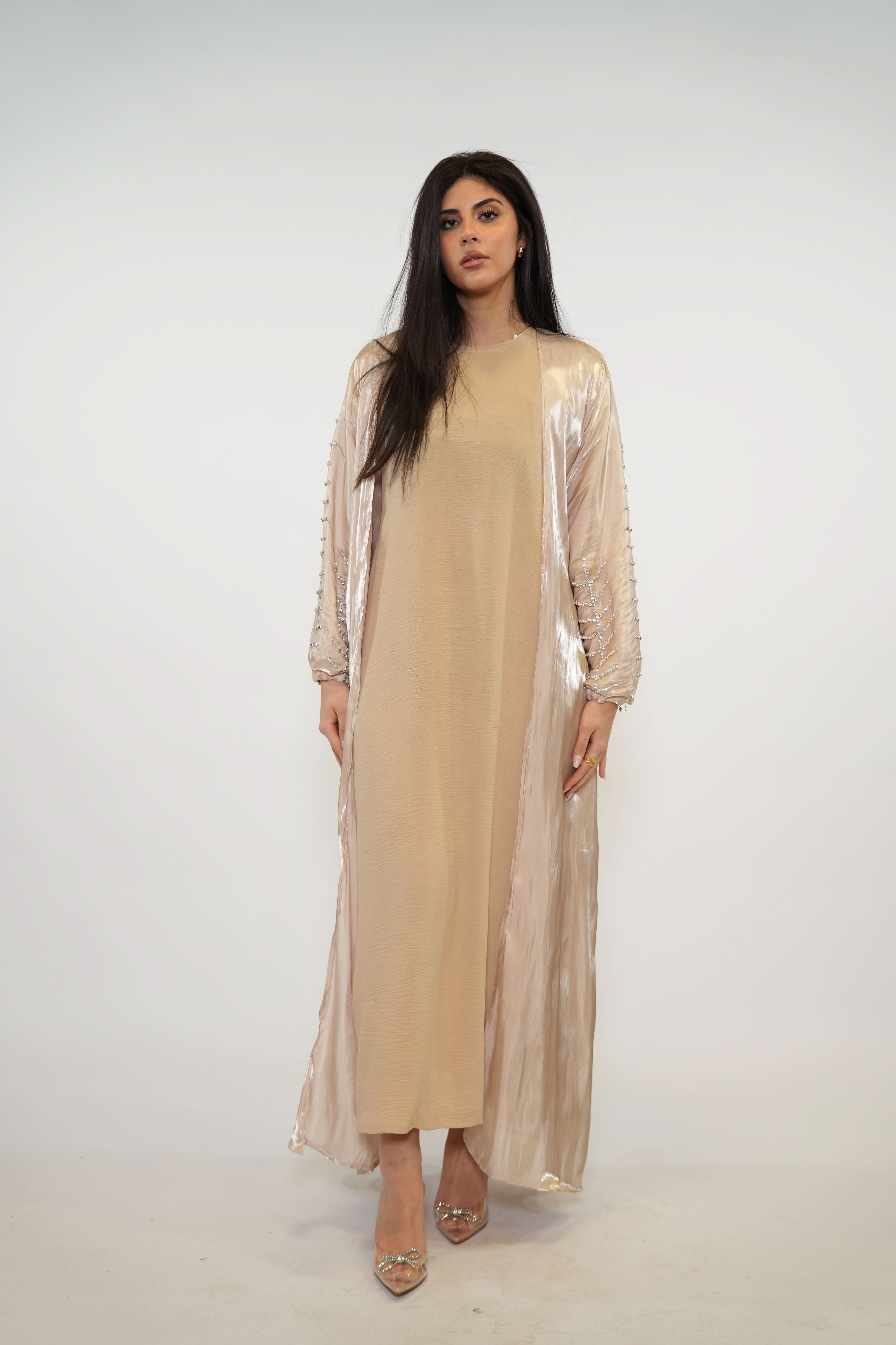 Pearl Abaya - beige - Losyana.Shop