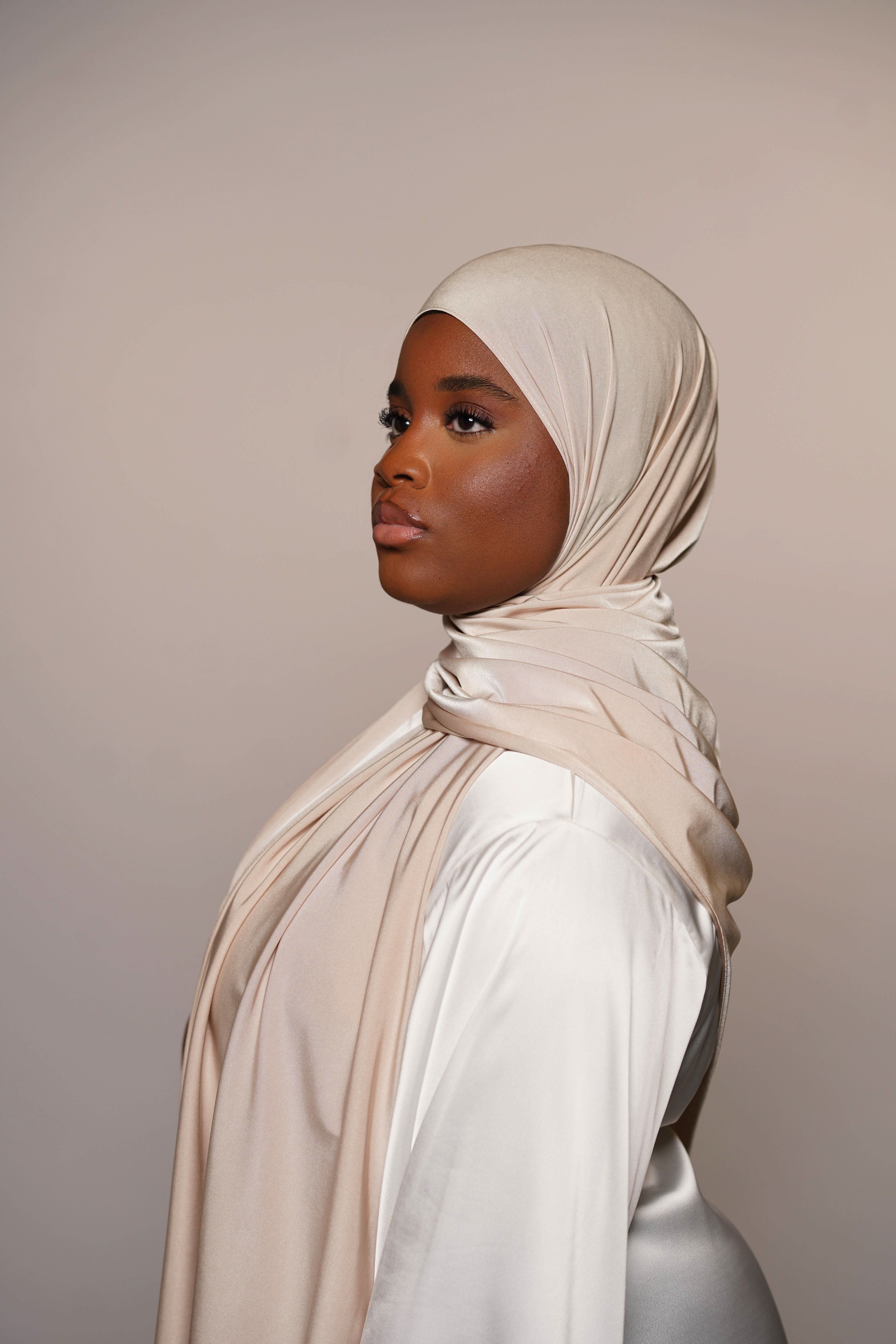 Satin Premium Jersey - light beige - Losyana.Shop