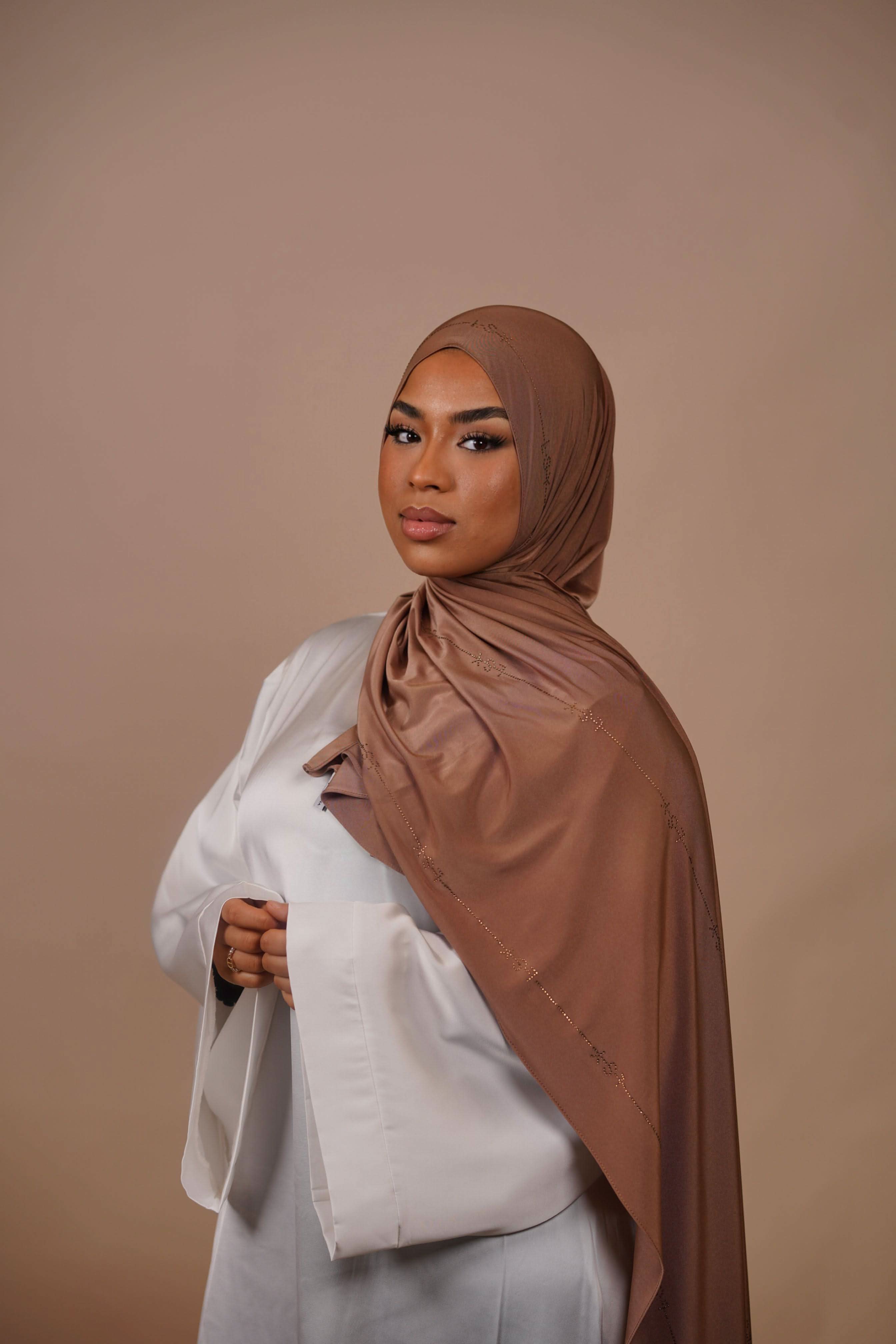 LSY Satin Premium Jersey - caramel - Losyana.Shop