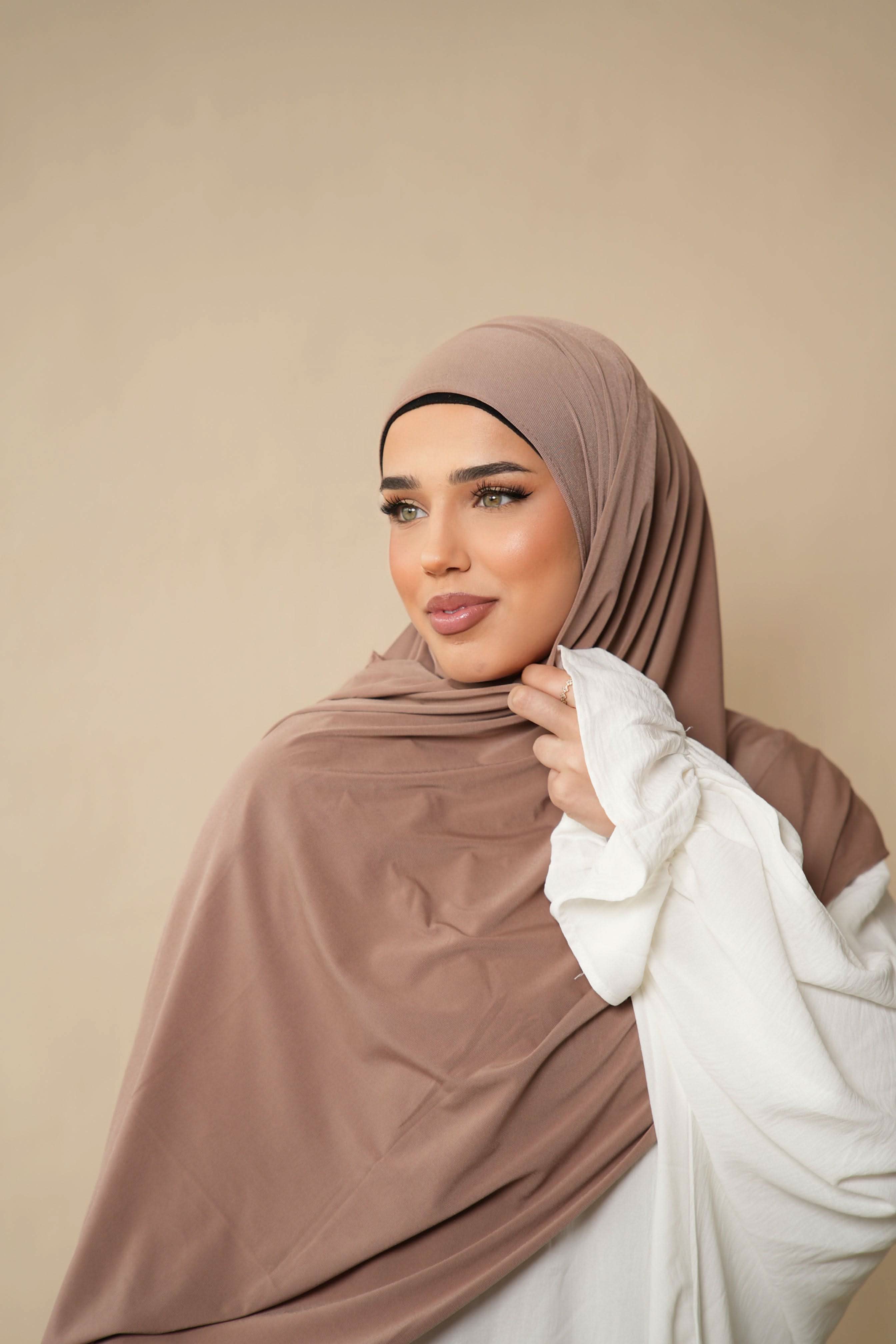 Premium Jersey to go - dark taupe - Losyana.Shop