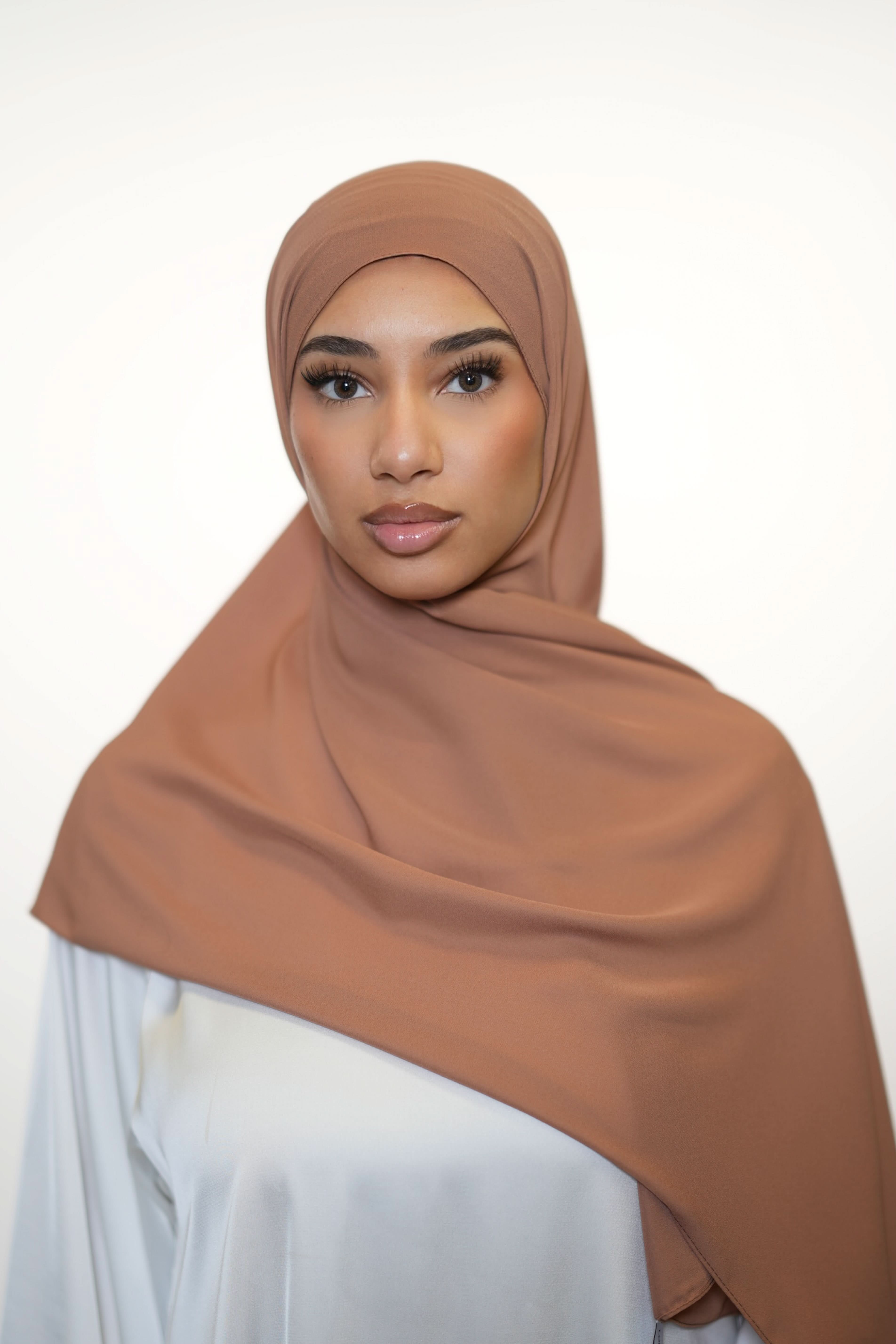Crepe - dark peach - Losyana.Shop