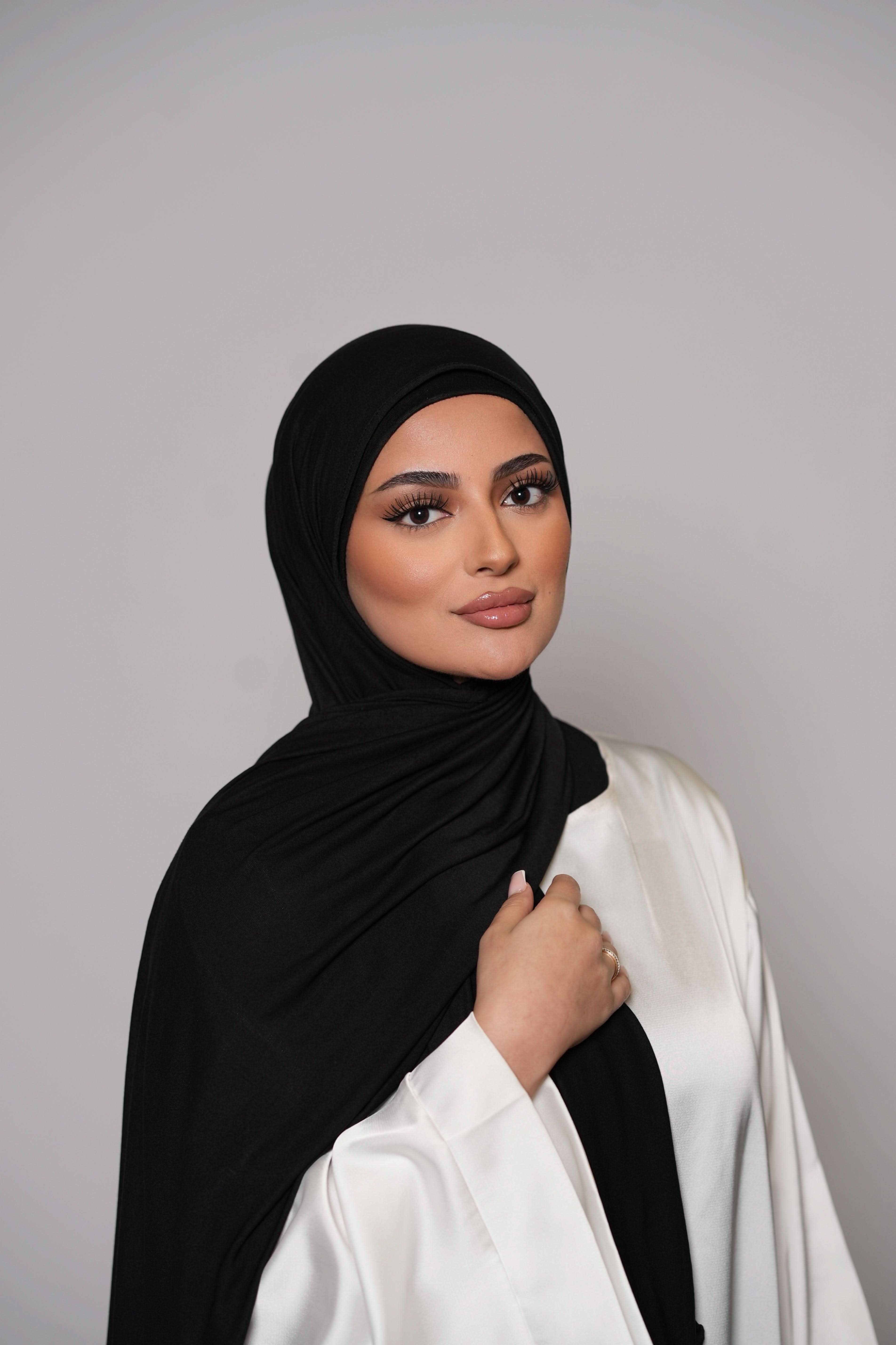 Premium Bamboo Jersey - black - Losyana.Shop