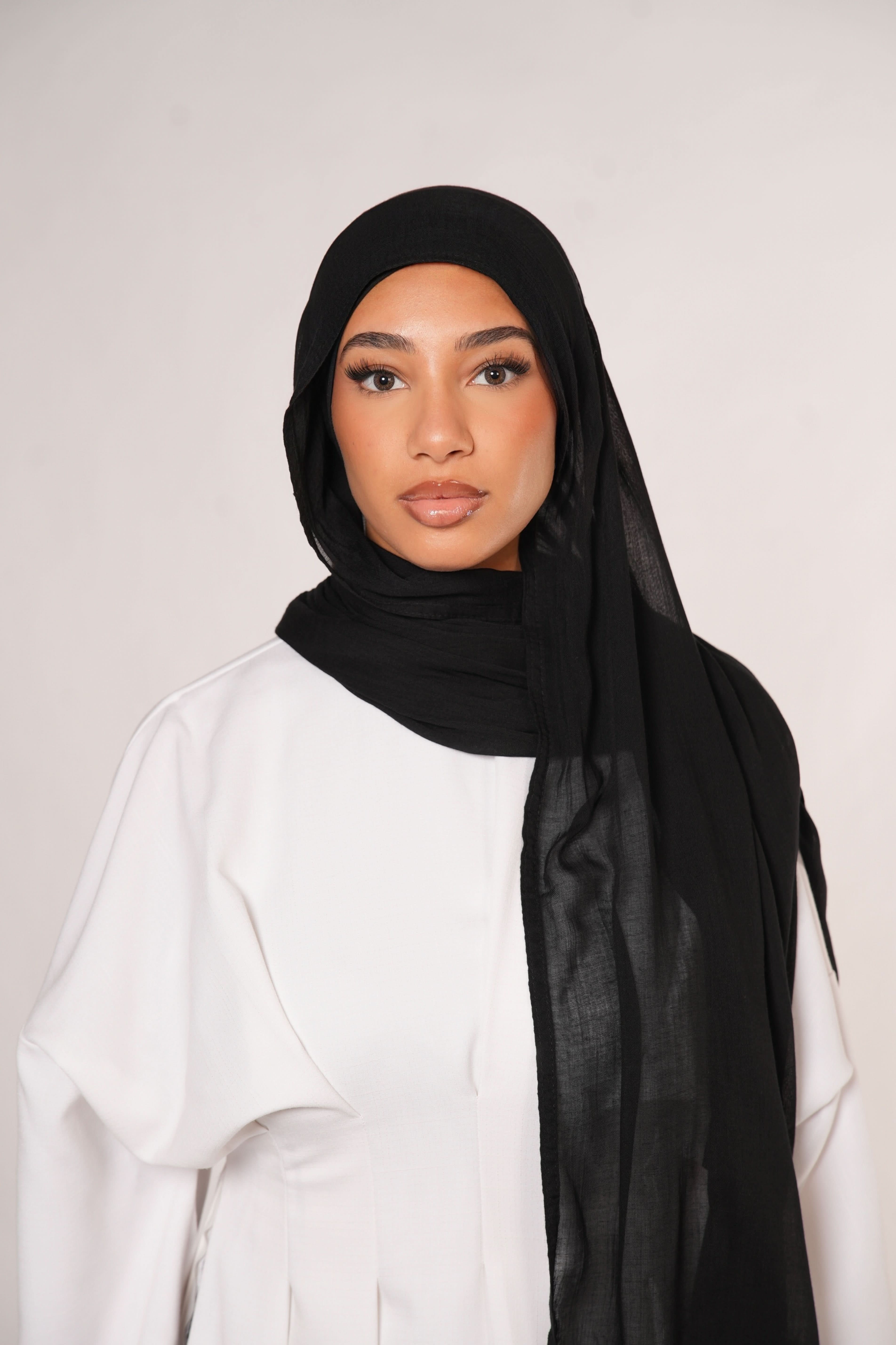 MODAL HIJAB - BLACK - Losyana.Shop