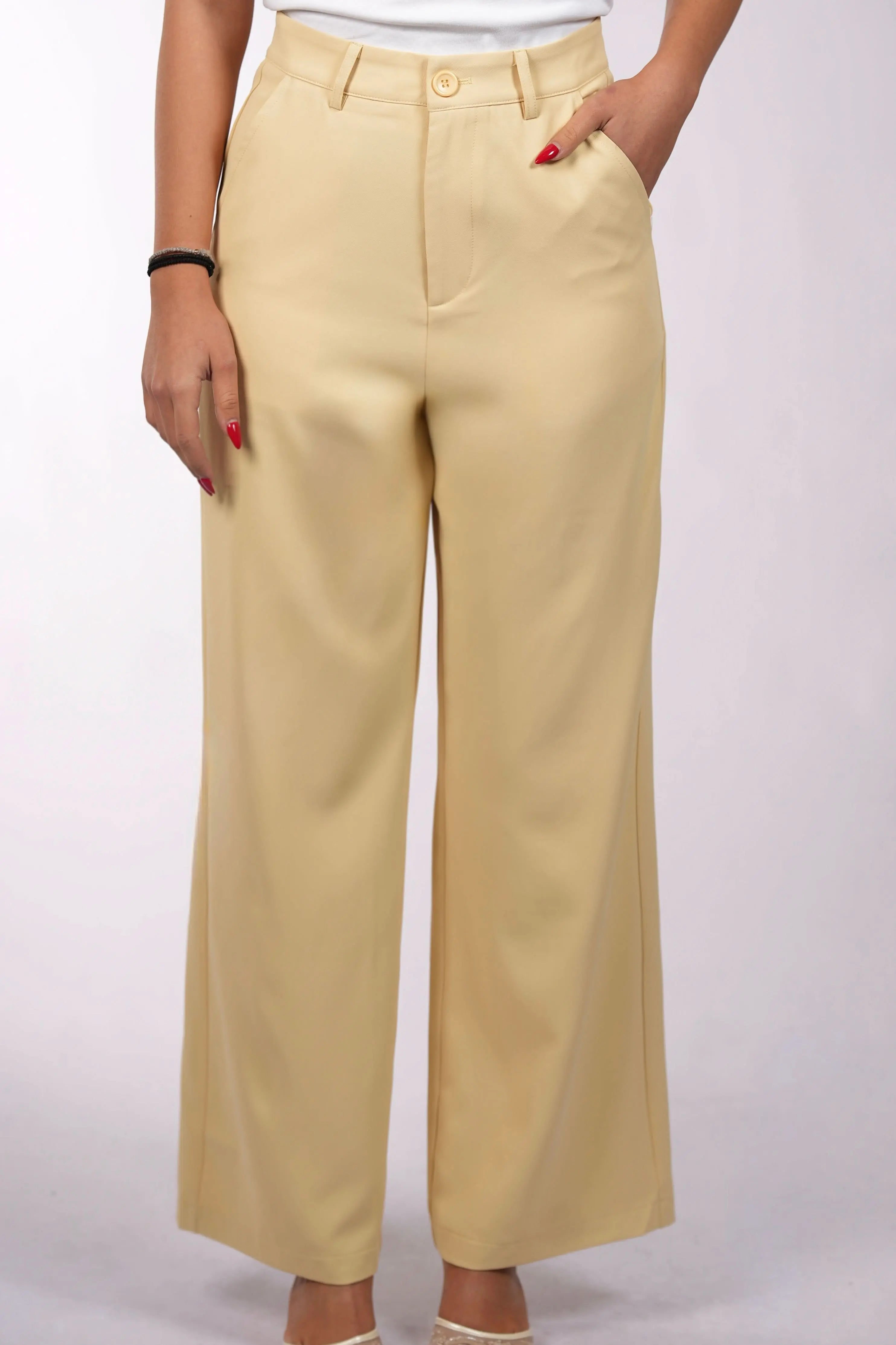 the palais pants - butter yellow Losyana.Shop