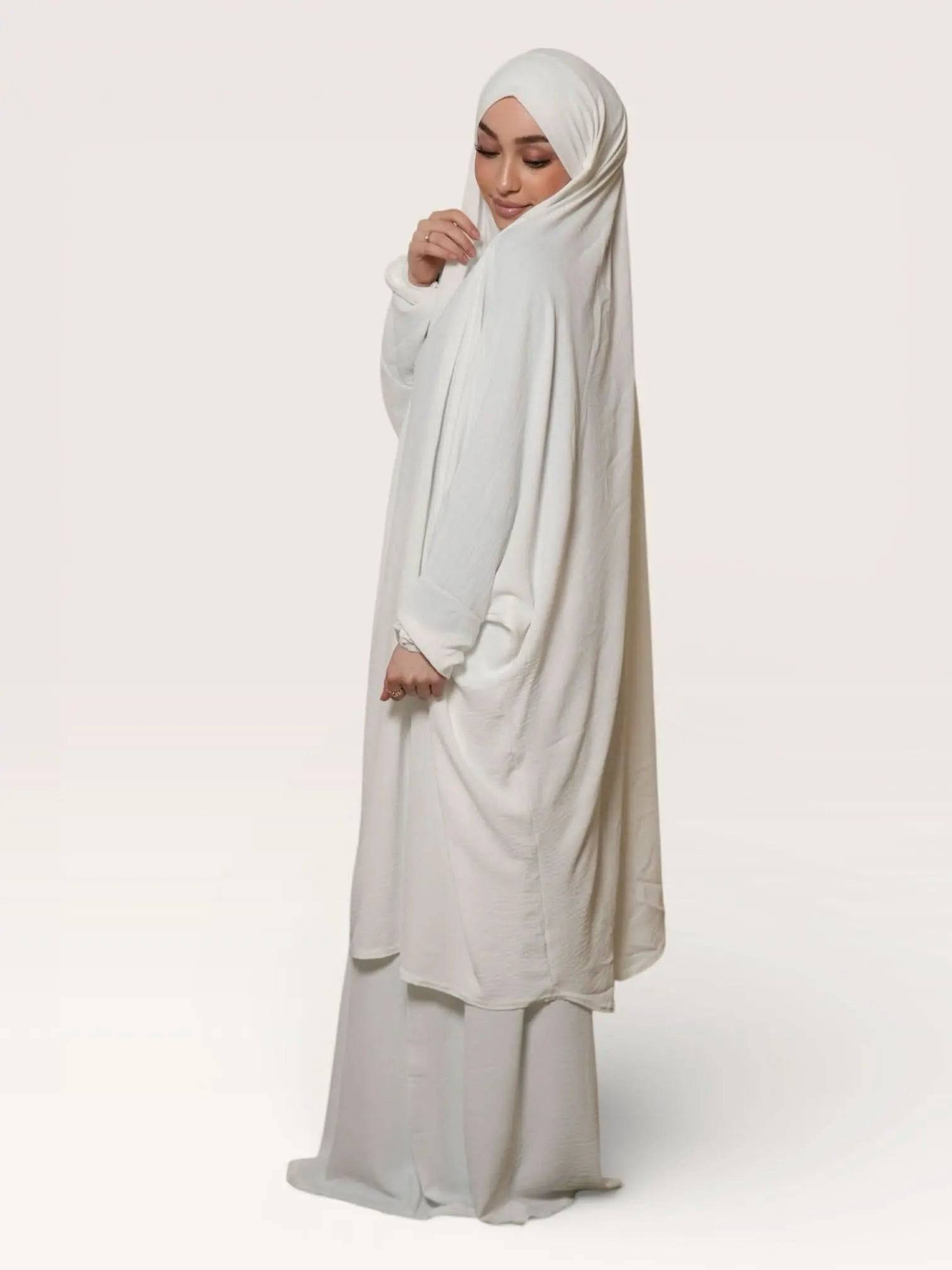 Jazz Jilbab - Off White - Losyana.Shop