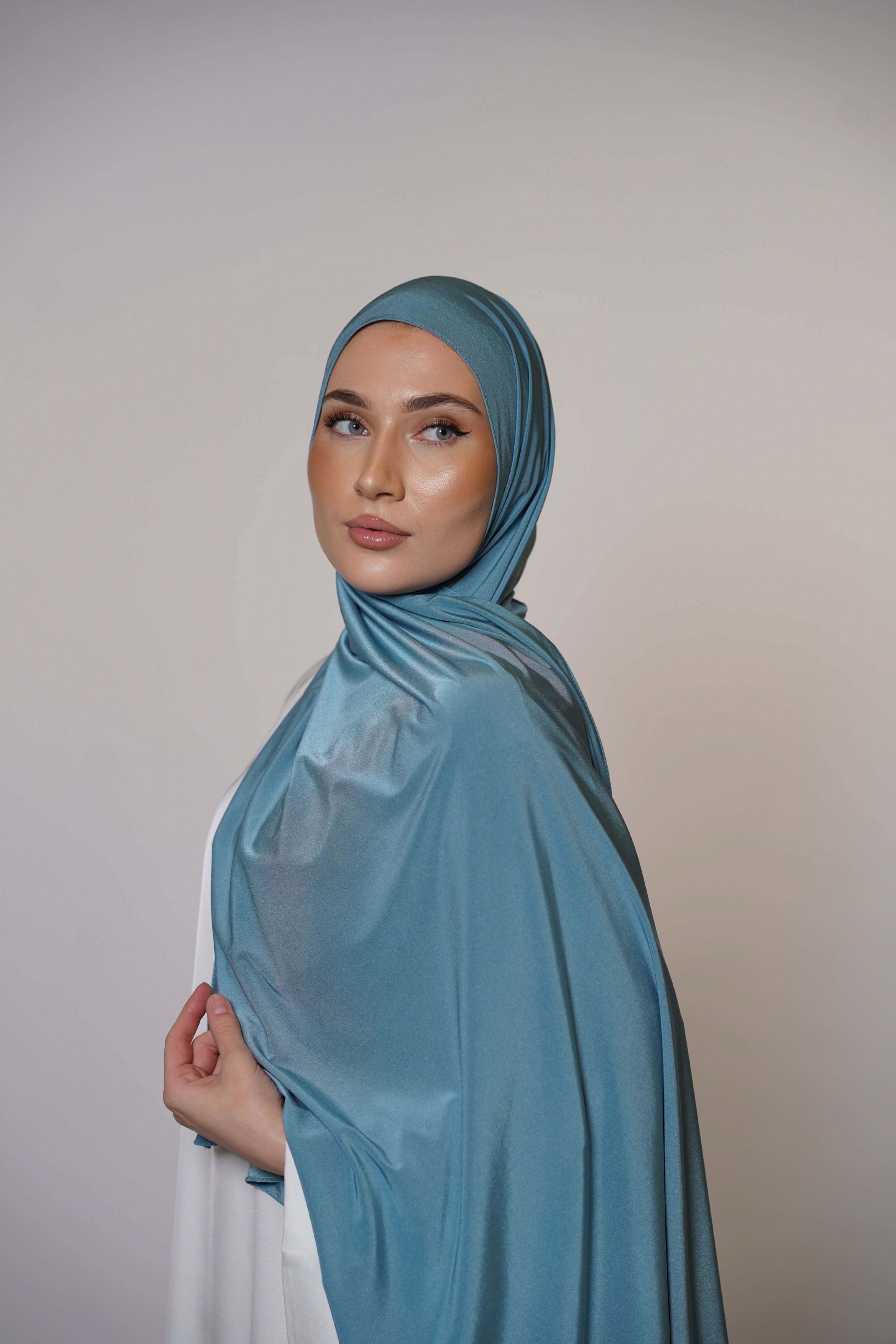 Satin Premium Jersey - sky blue - Losyana.Shop
