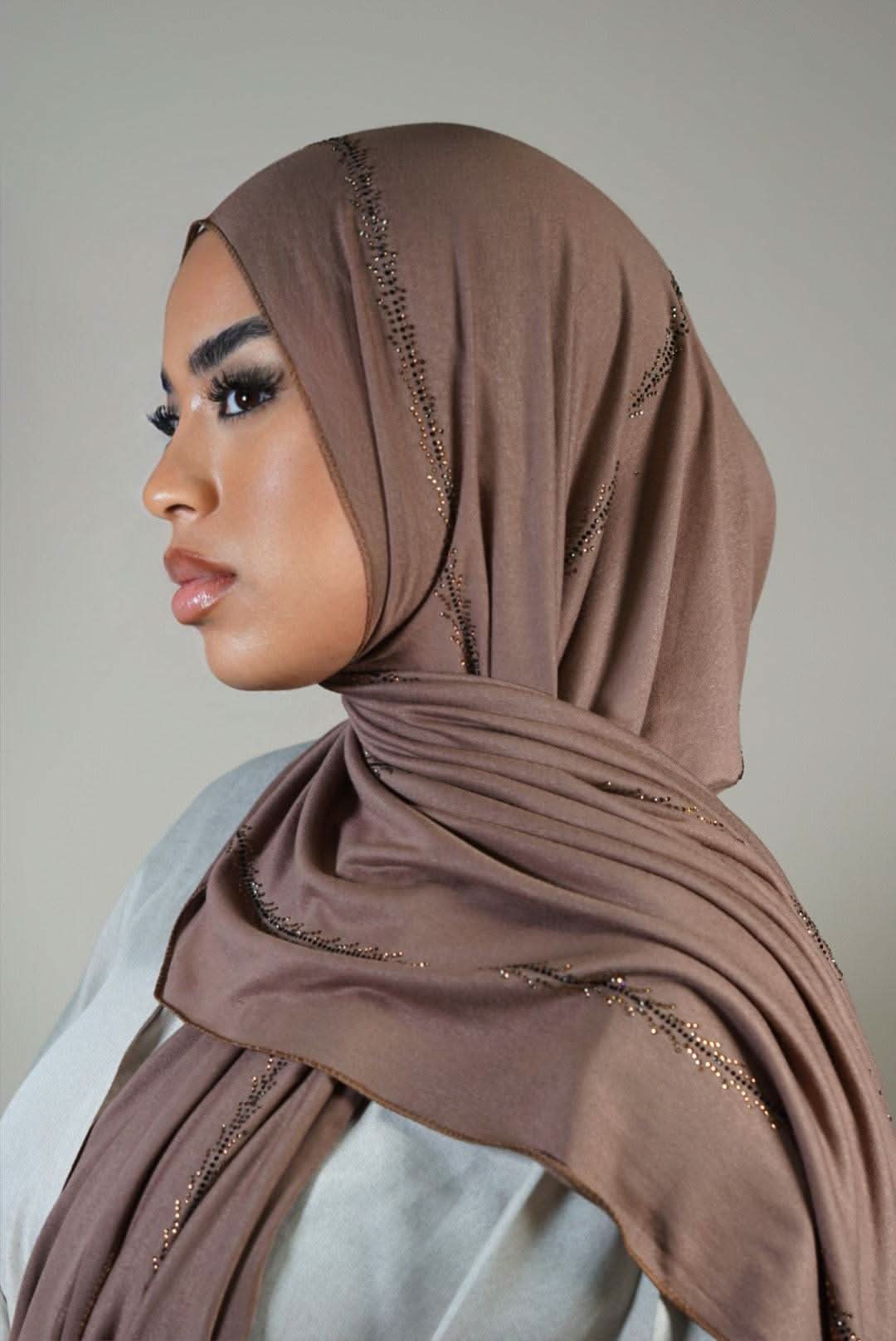 Diamond jersey 1 - coffee - Losyana.Shop