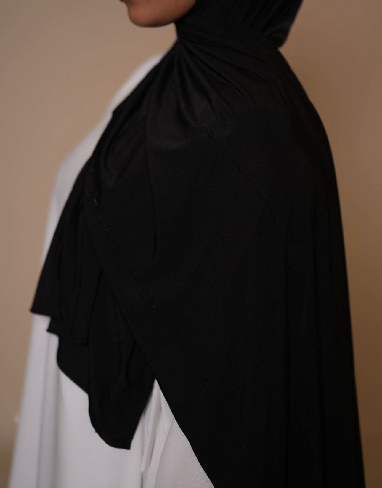 LSY Satin Premium Jersey - black - Losyana.Shop