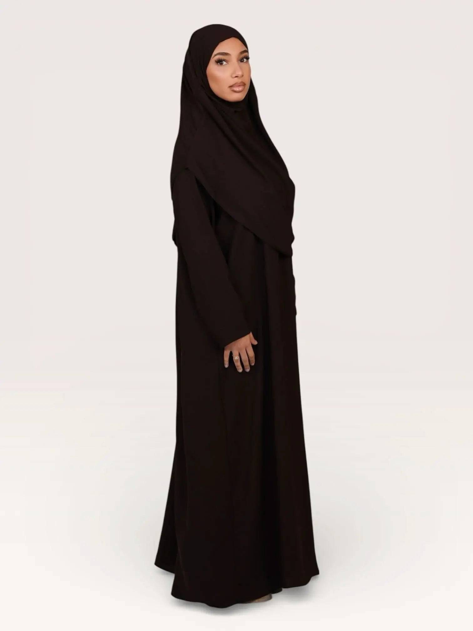 prayer dress medina - espresso Losyana.Shop