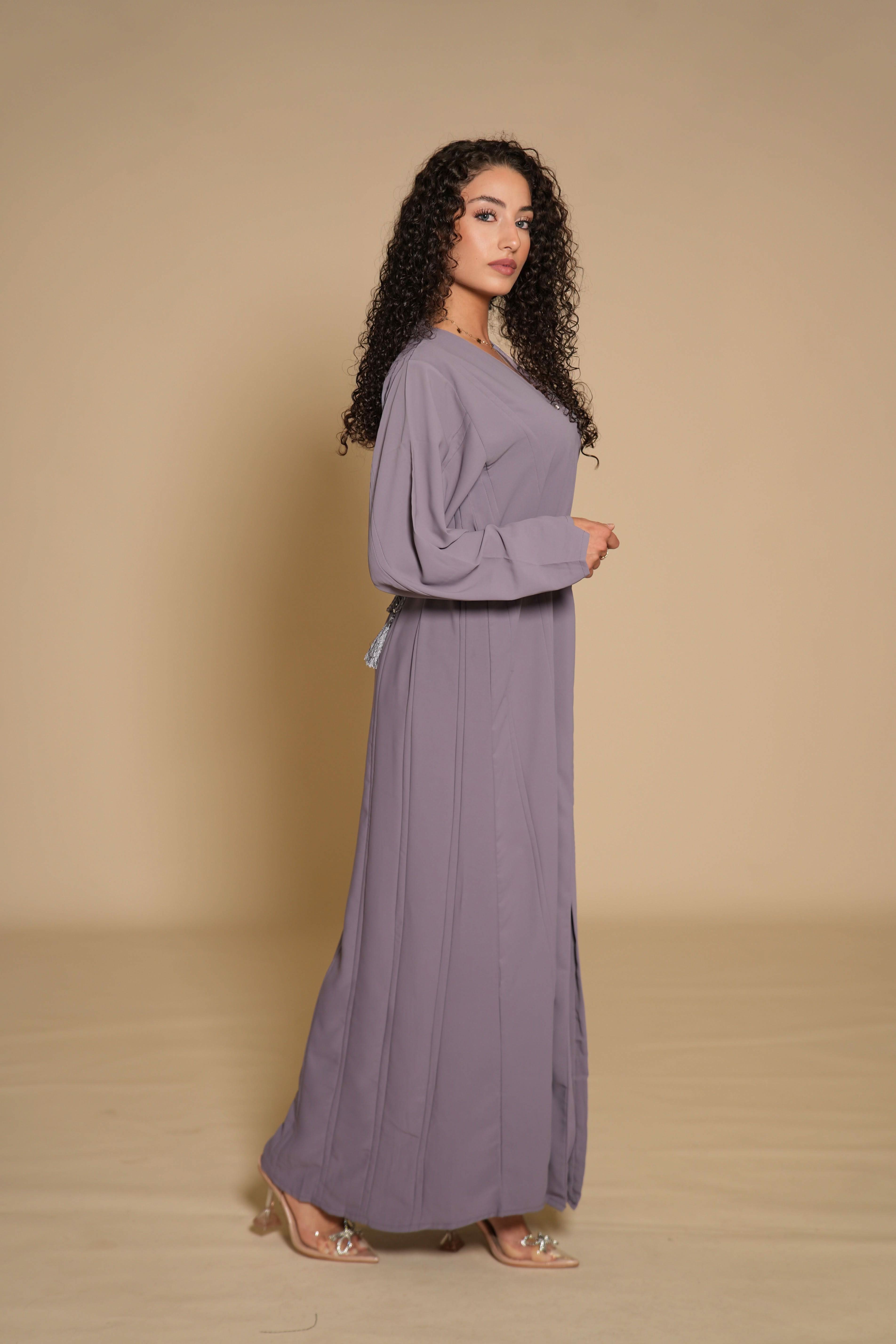 Abaya/Kimono - lavendel - Losyana.Shop