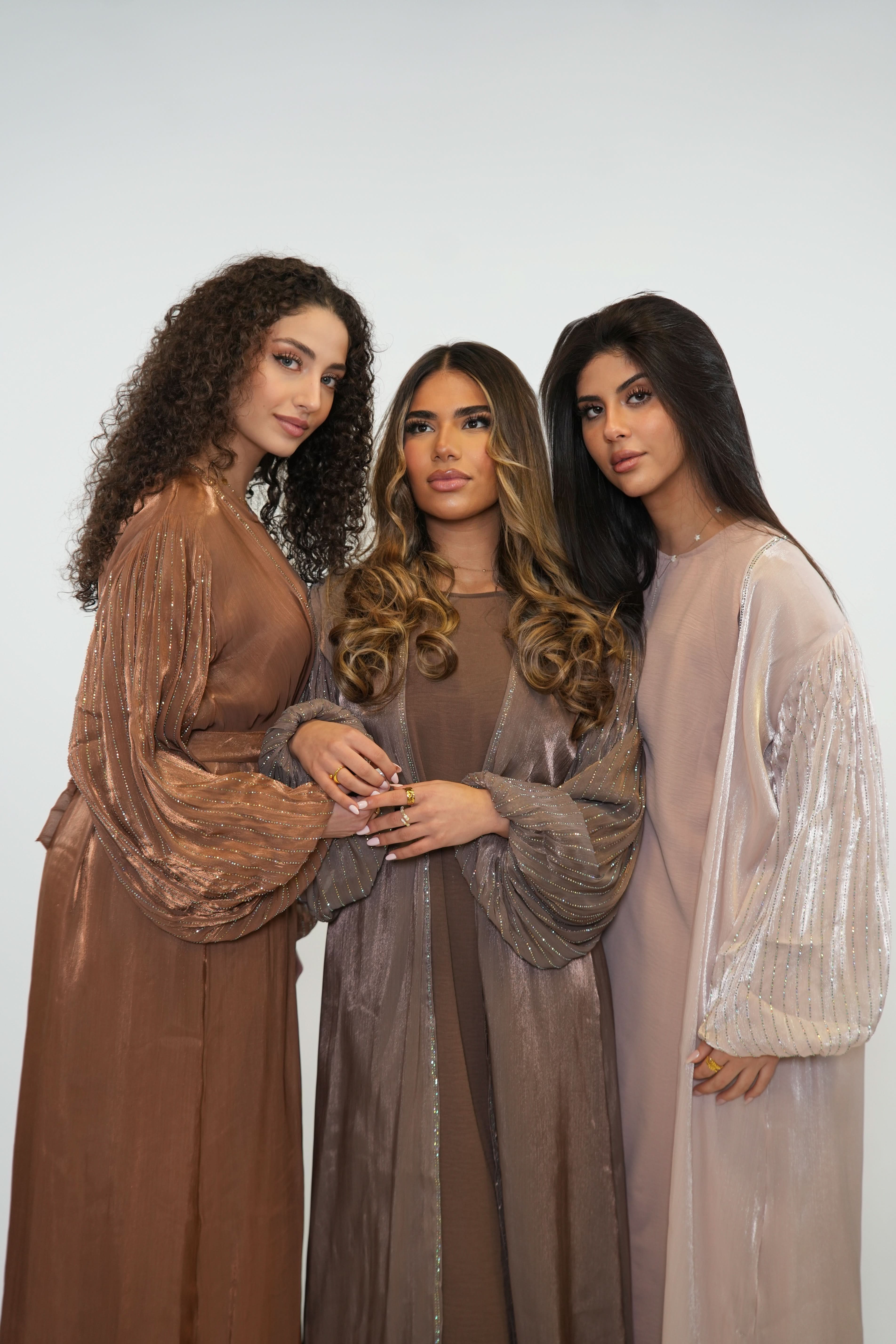 Shimmer Abaya - caramel - Losyana.Shop