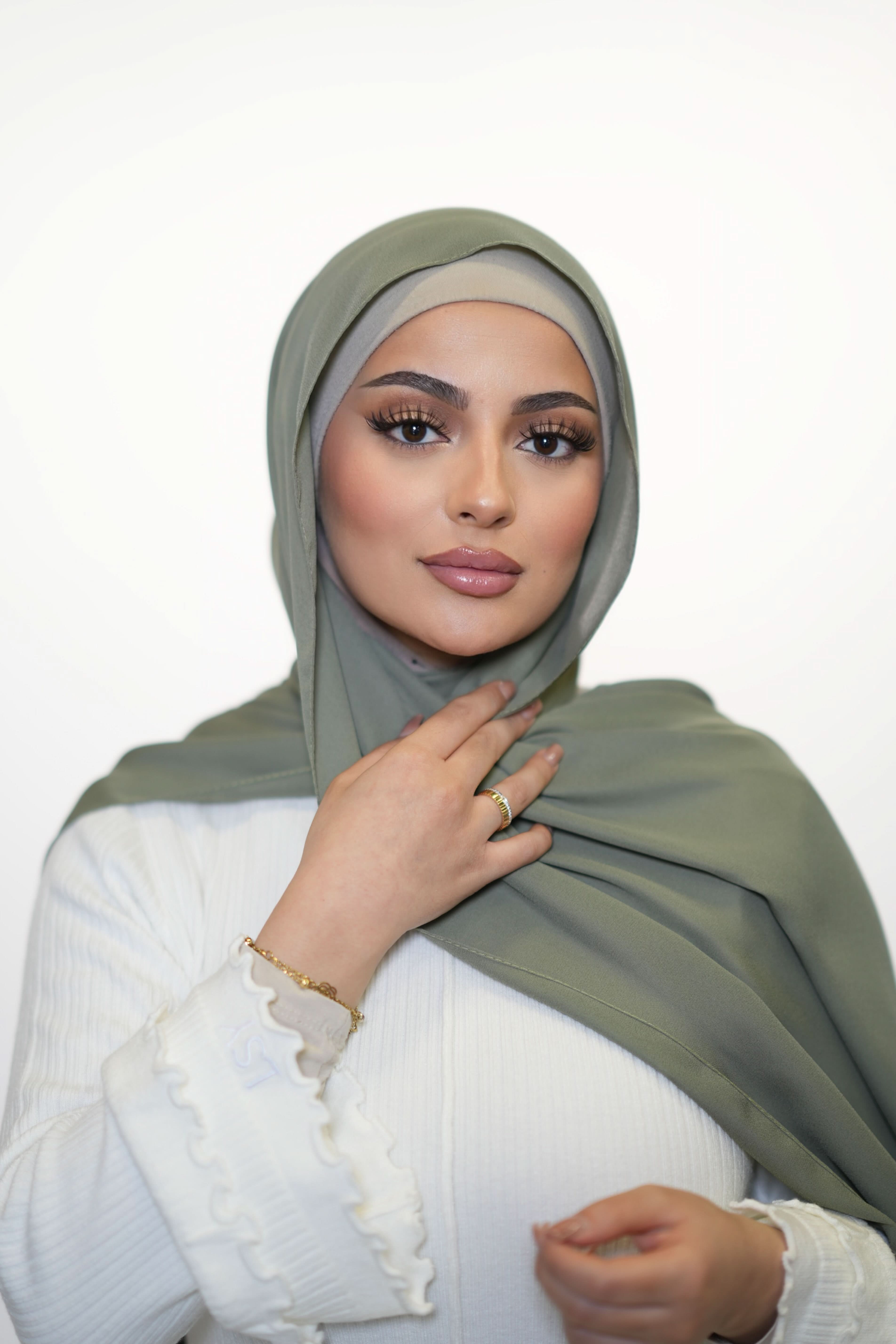 Crepe - olive green - Losyana.Shop