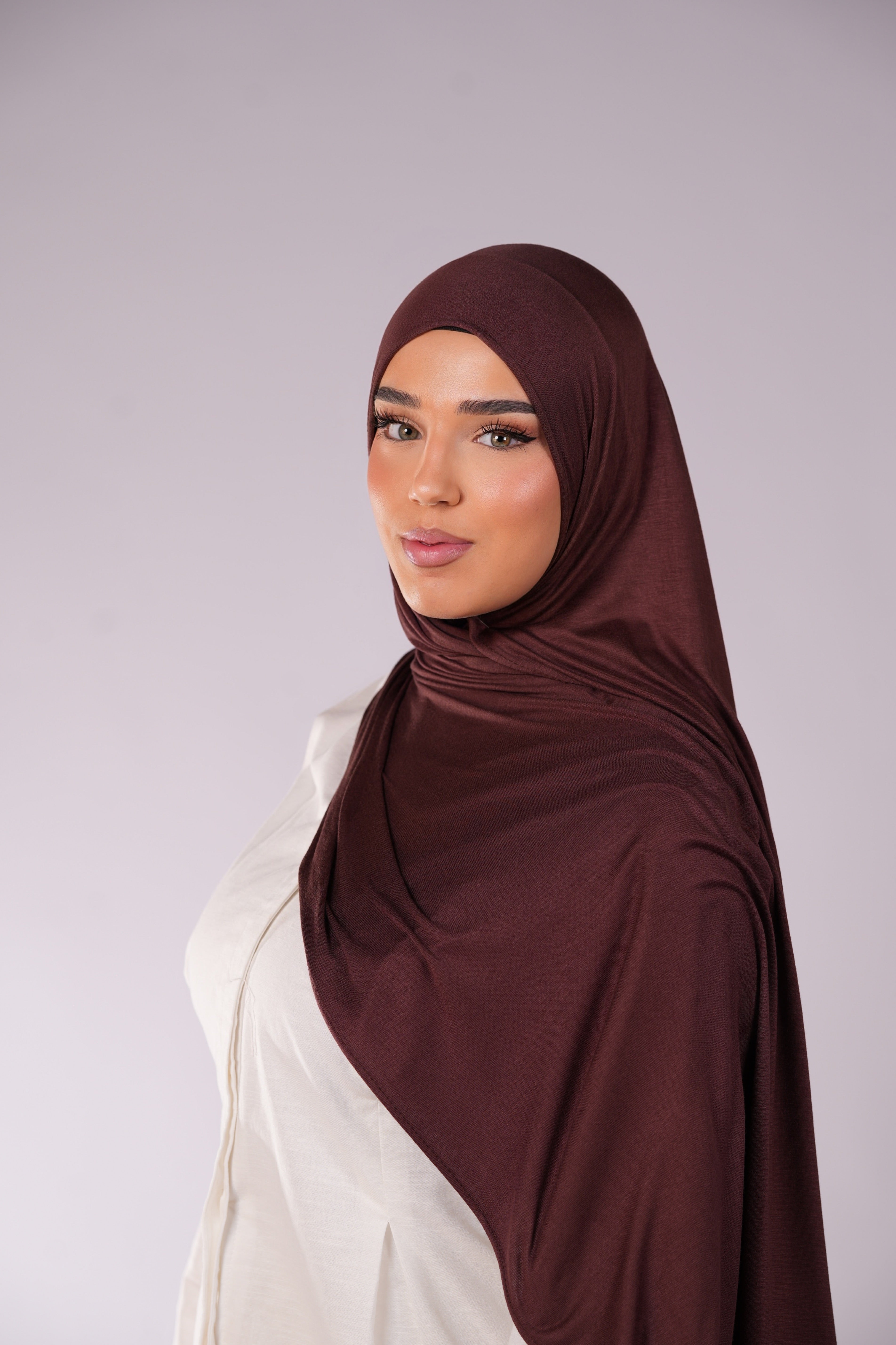 Bamboo jersey - chestnut
