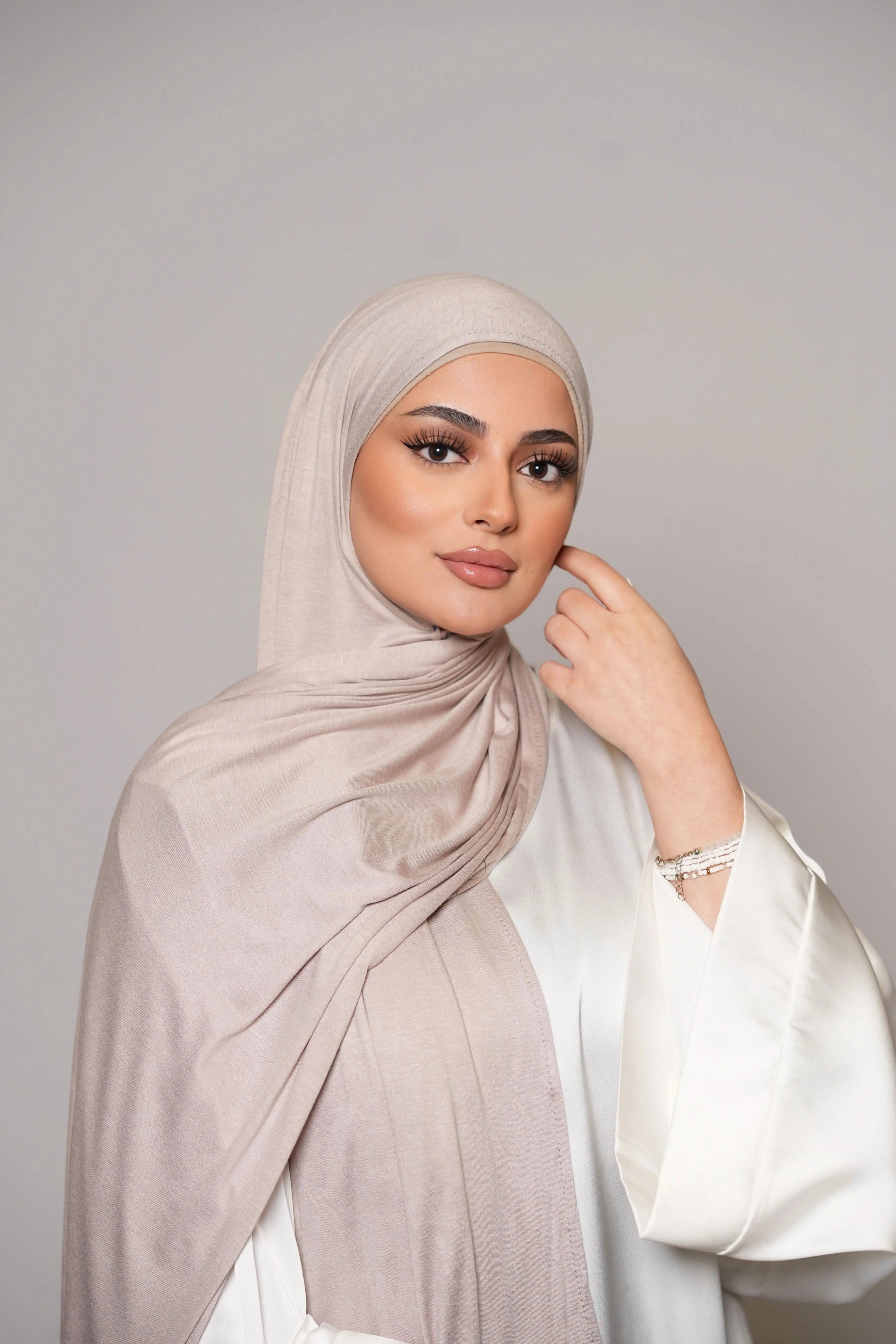 Premium Bamboo Jersey - mink - Losyana.Shop