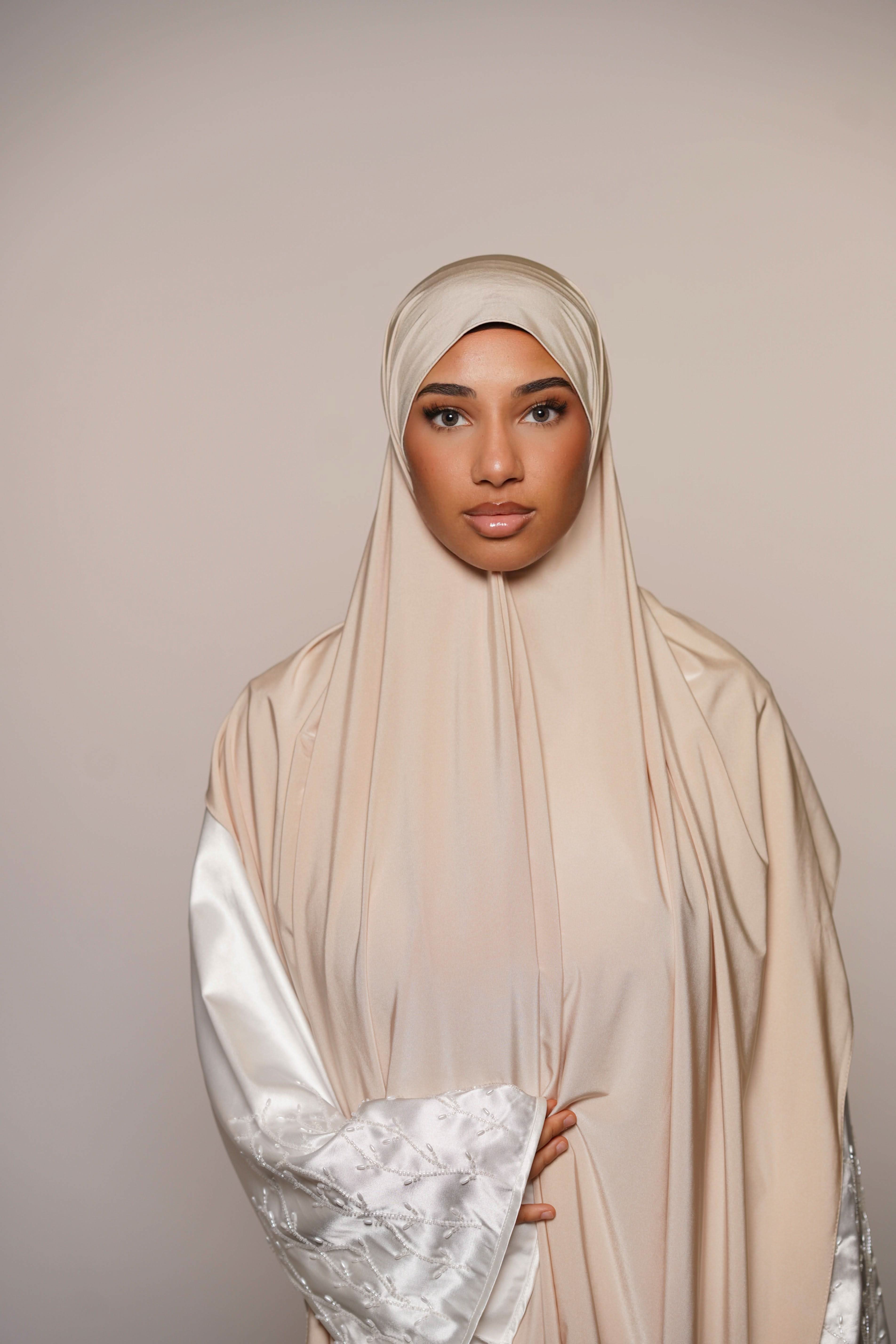 Satin Premium Jersey - ivory - Losyana.Shop