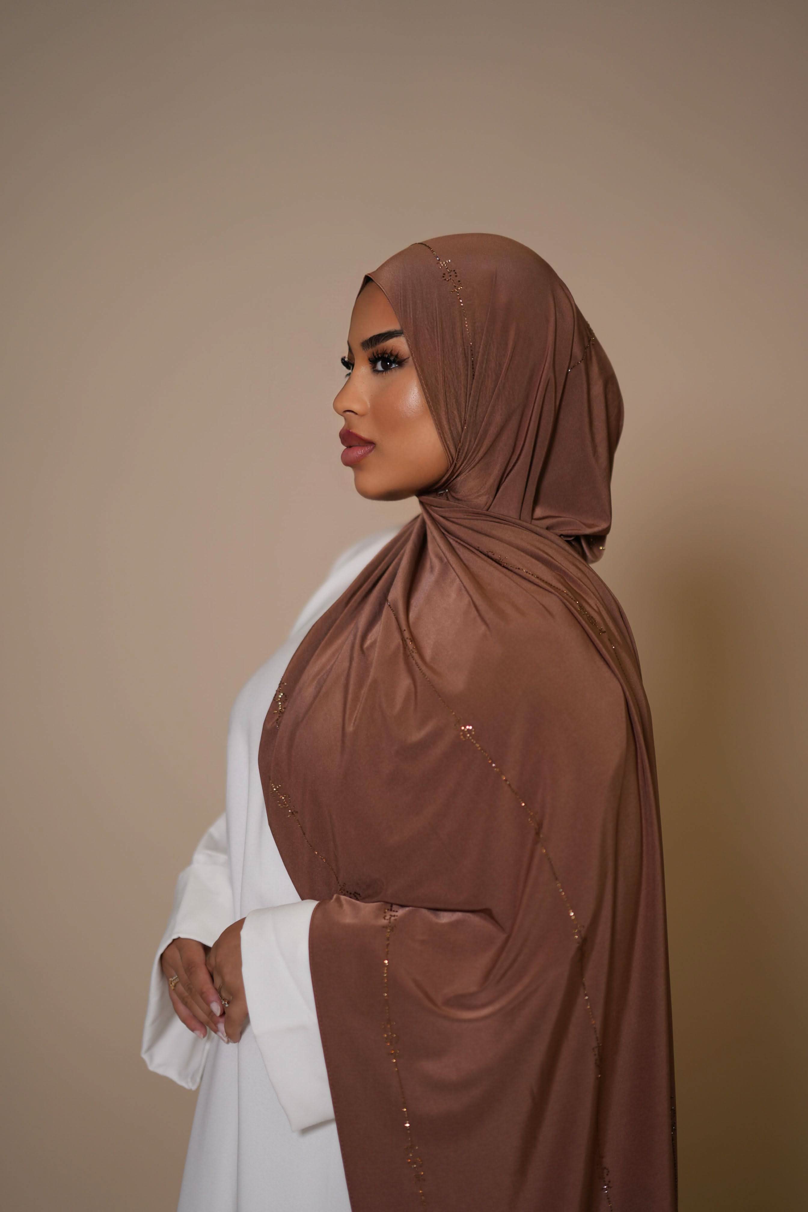 LSY Satin Premium Jersey -roasted caramel - Losyana.Shop