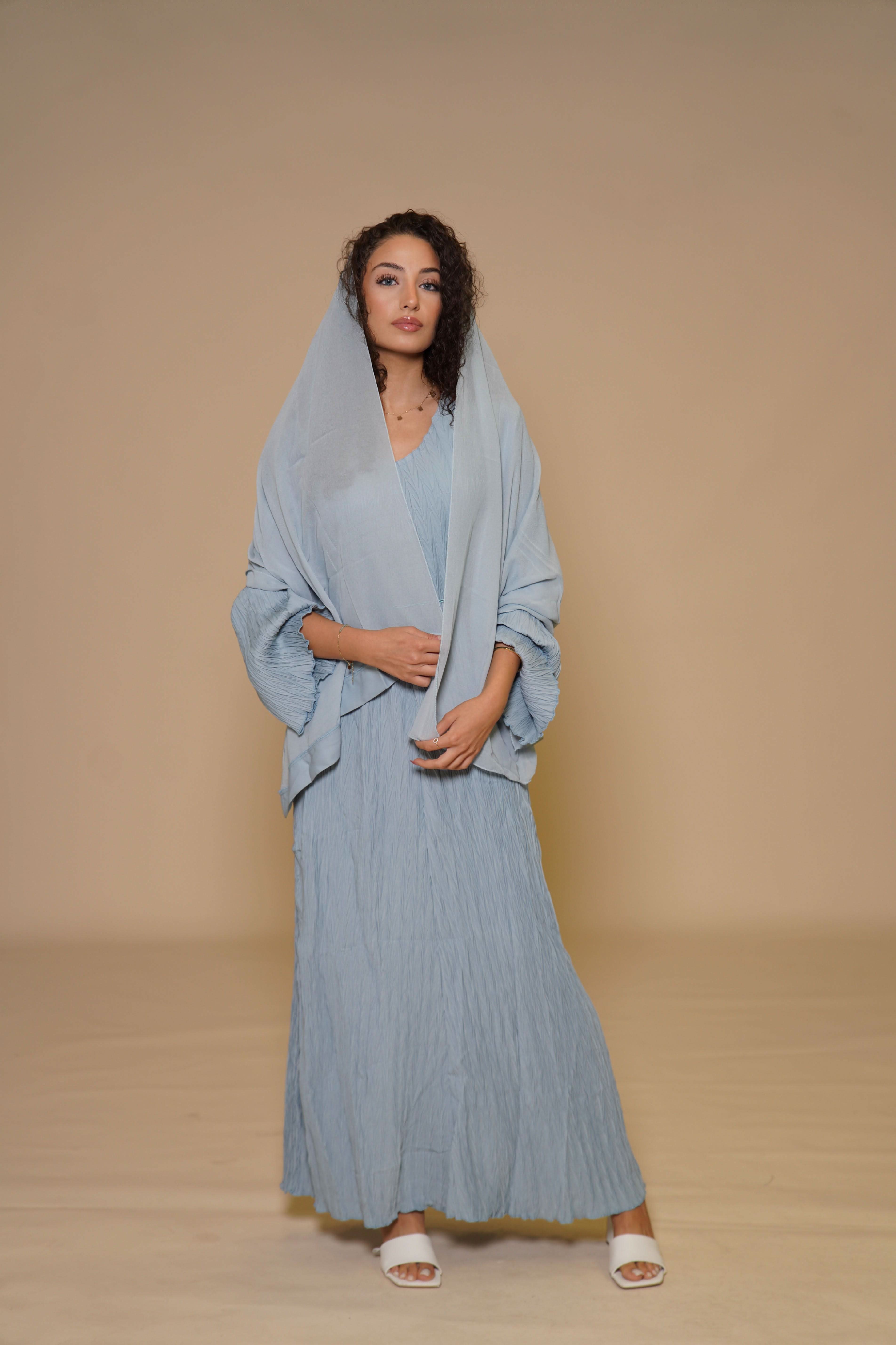dress - Baby Blue - Losyana.Shop