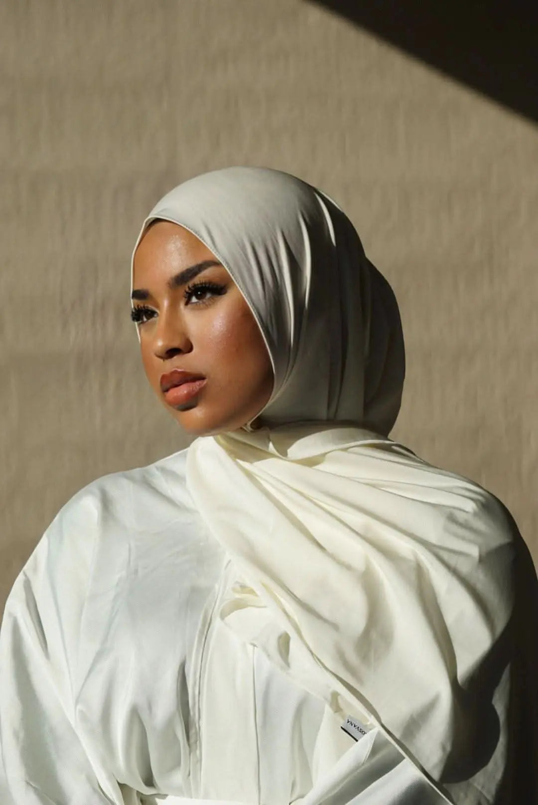 Satin Premium Jersey - off white - Losyana.Shop