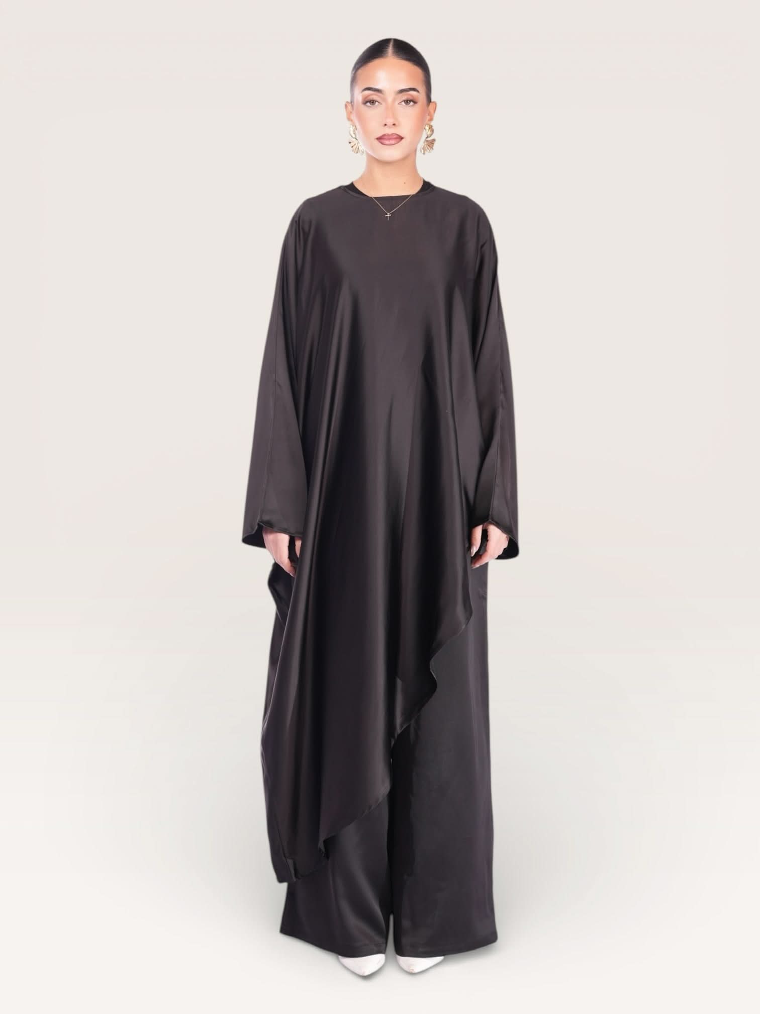 silk muse long version - black