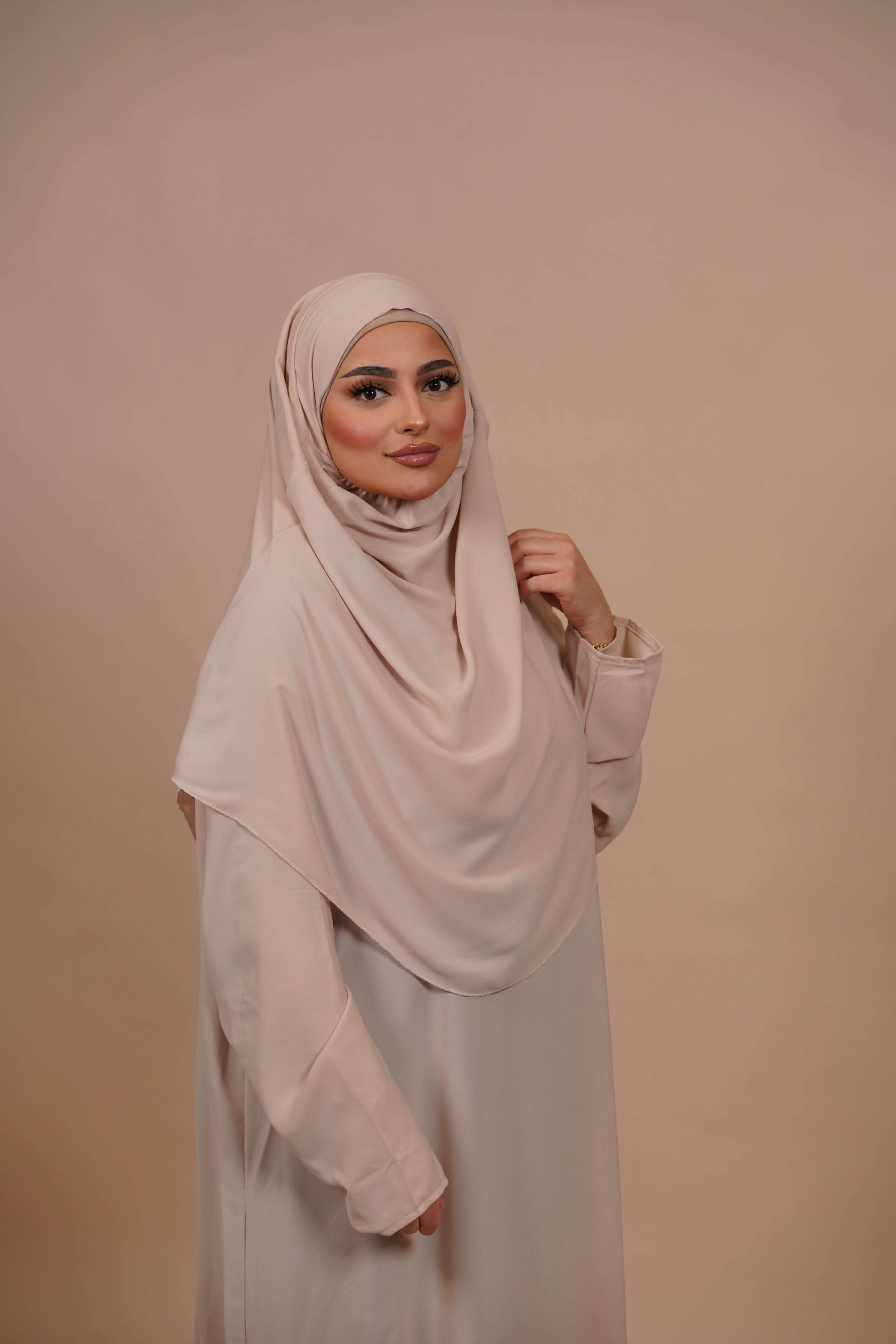 Gebetskleidung Medina Seide - Beige - Losyana.Shop